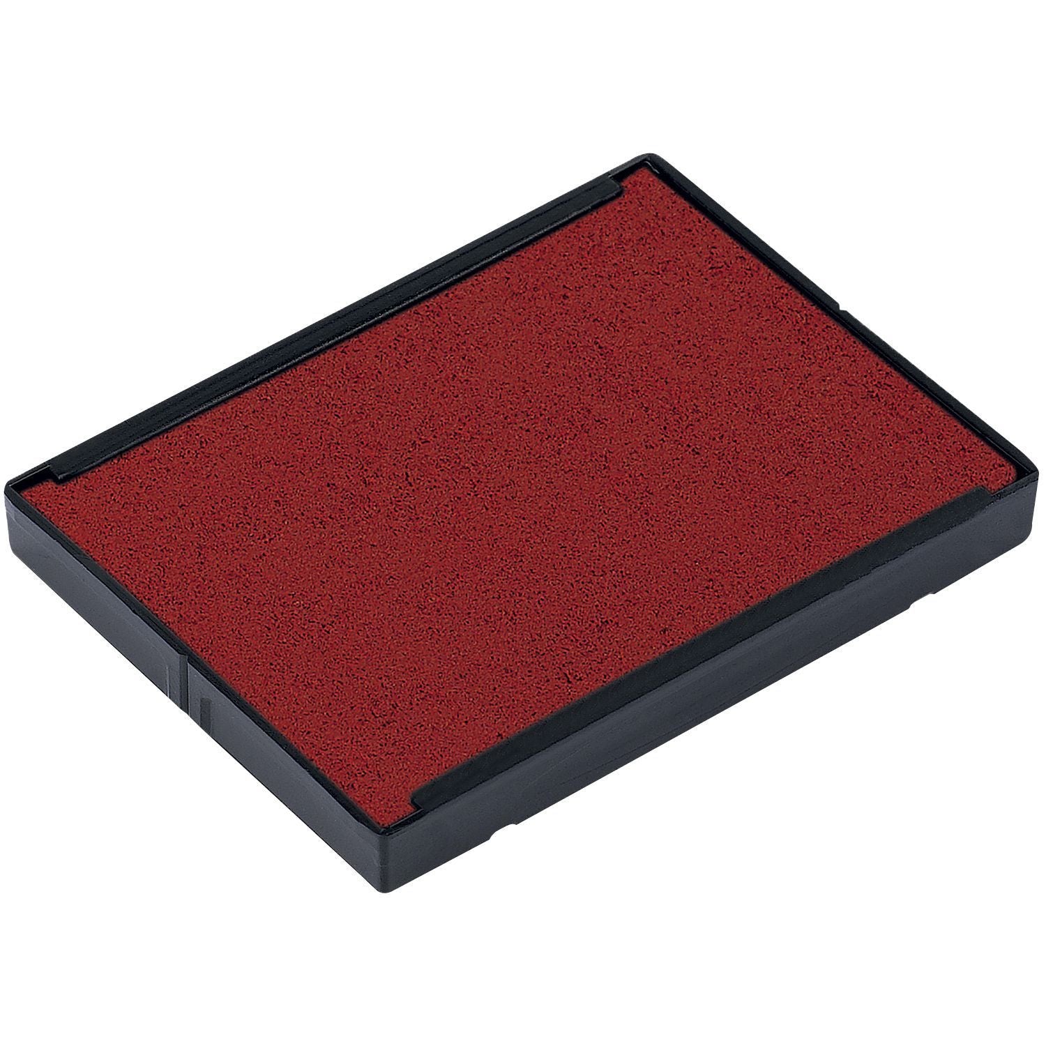 One Color Replacement Ink Pad for 4928, 4958 Trodat Stamps in red, shown in a black plastic casing on a white background.