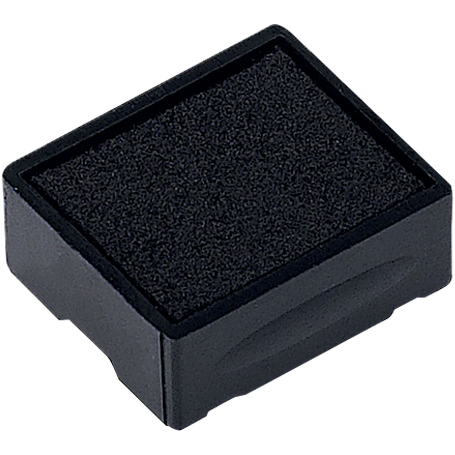 One Color Replacement Ink Pad for 4908 Trodat Stamp in black, shown in a rectangular shape with a textured surface, ready for use.