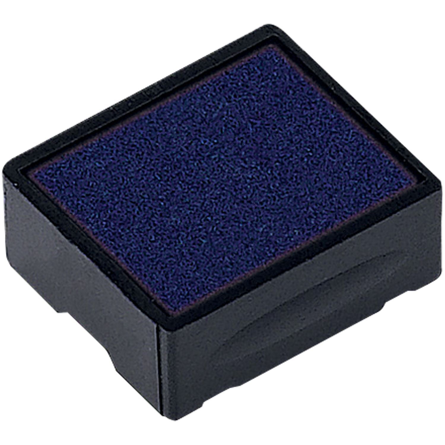 One Color Replacement Ink Pad for 4908 Trodat Stamp in blue, shown in a black plastic casing, suitable for re-inking Trodat stamps.