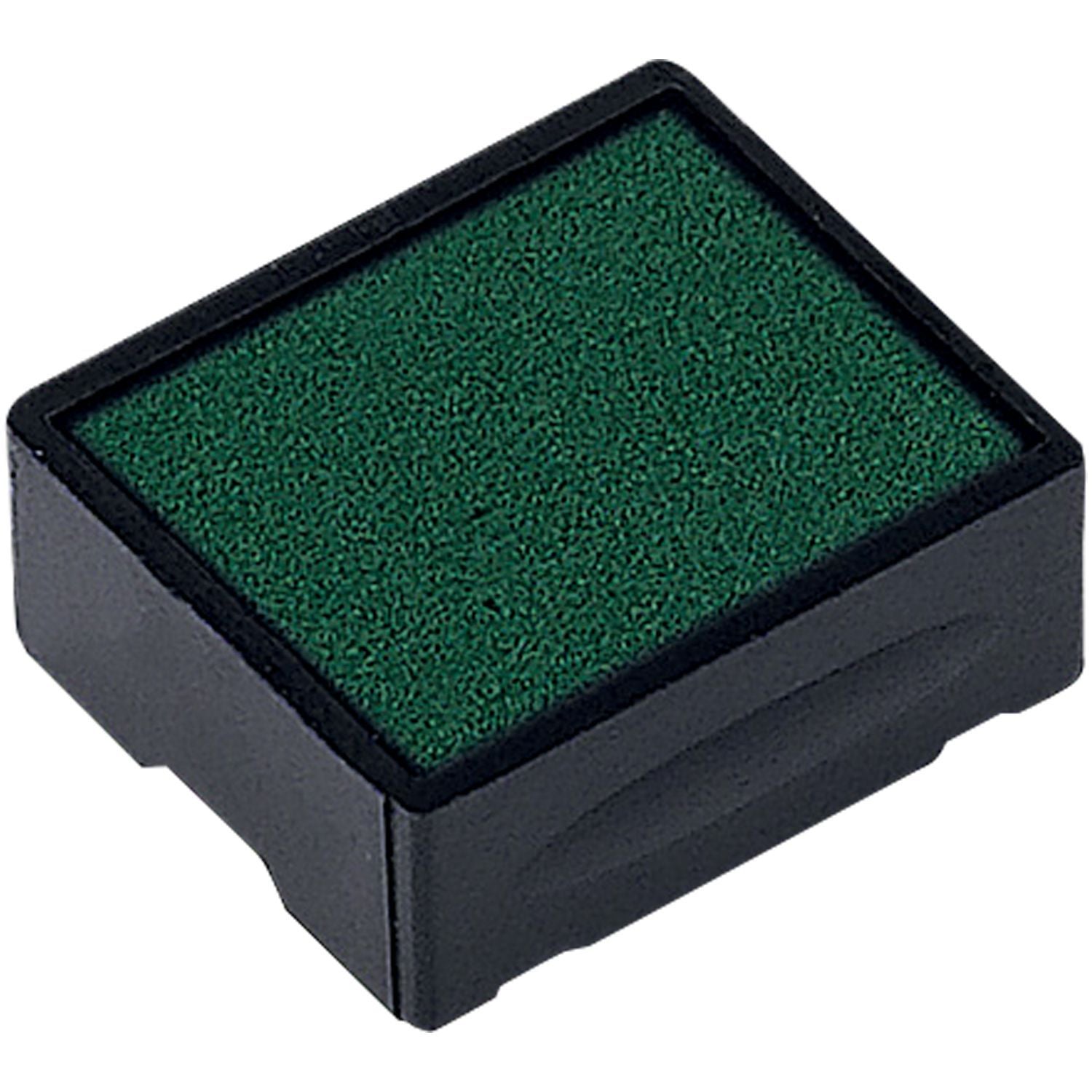 One Color Replacement Ink Pad for 4908 Trodat Stamp in green, shown in a black plastic casing, suitable for use with Trodat 4908 stamps.