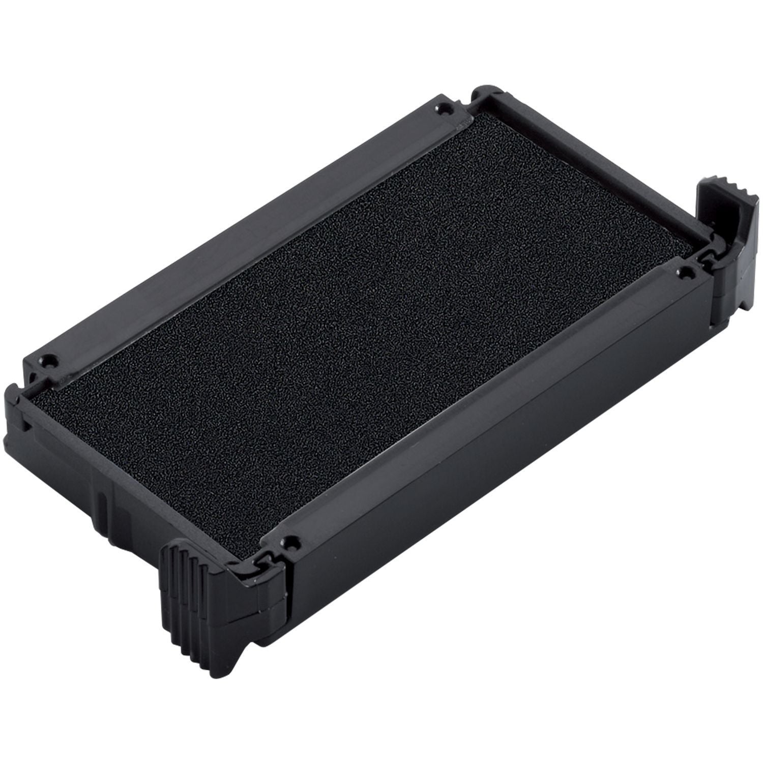 One Color Replacement Ink Pad for 4911, 4820, 4822, 4846, 4800 Trodat Stamps, black rectangular pad with plastic casing.
