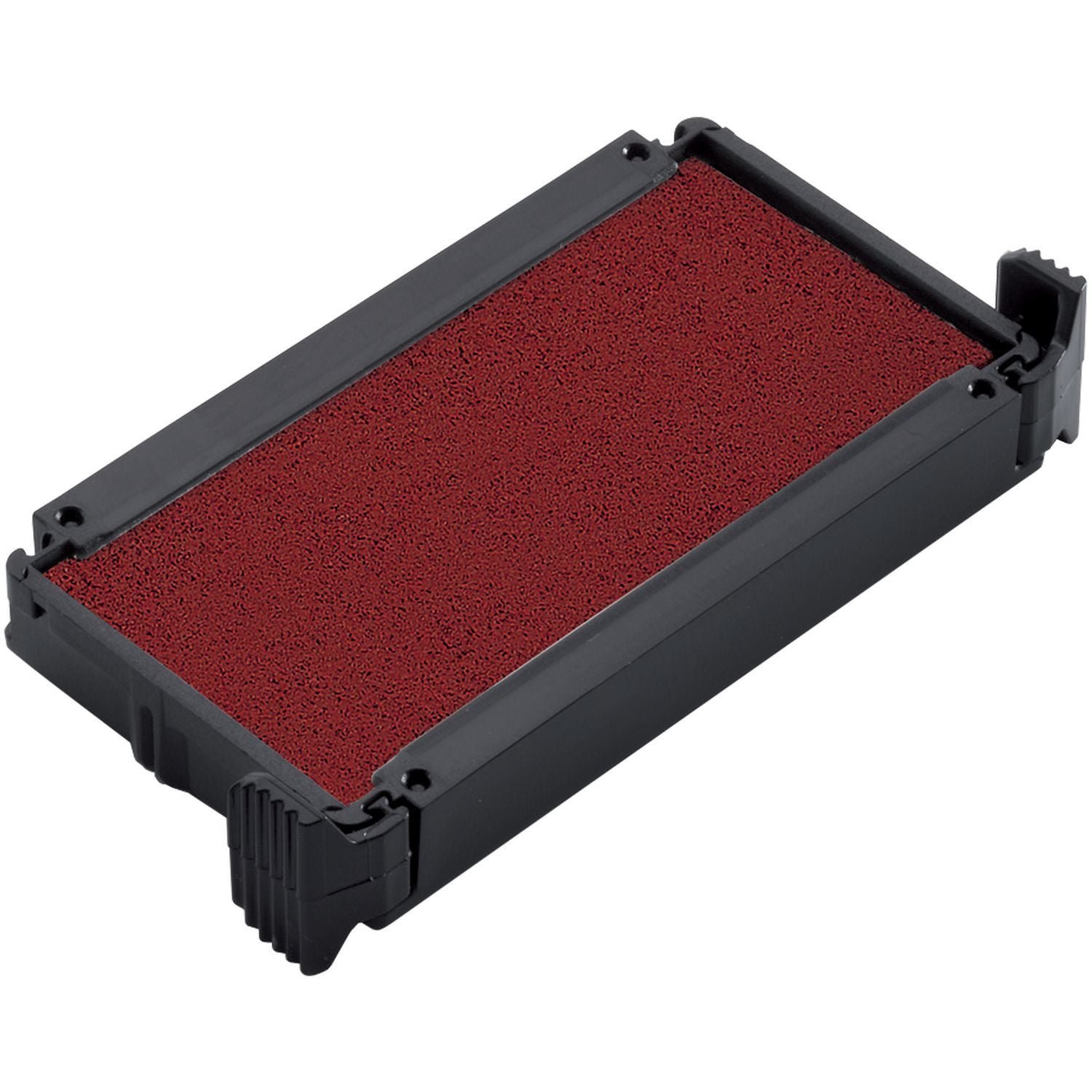 One Color Replacement Ink Pad for 4911, 4820, 4822, 4846, 4800 Trodat Stamps in red, shown in a black plastic casing.