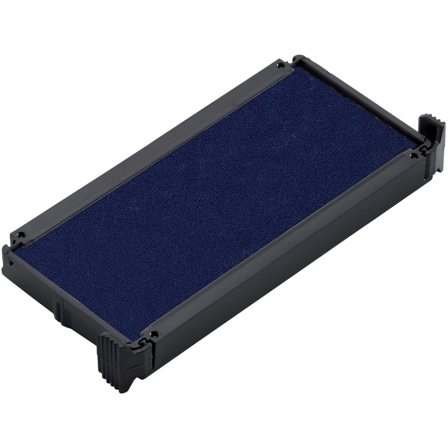 One Color Replacement Ink Pad for 4913 Trodat Stamp in blue, shown in a rectangular black plastic casing with a textured ink surface.