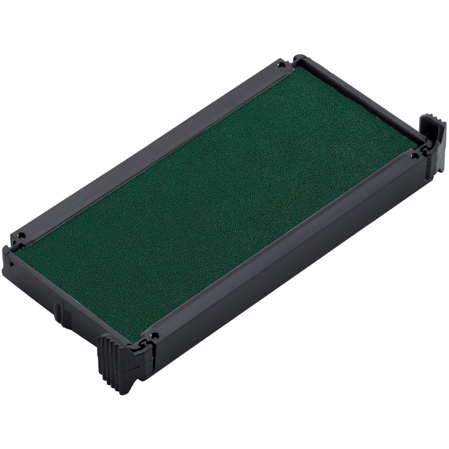 One Color Replacement Ink Pad for 4913 Trodat Stamp in green, shown in a rectangular black plastic casing.