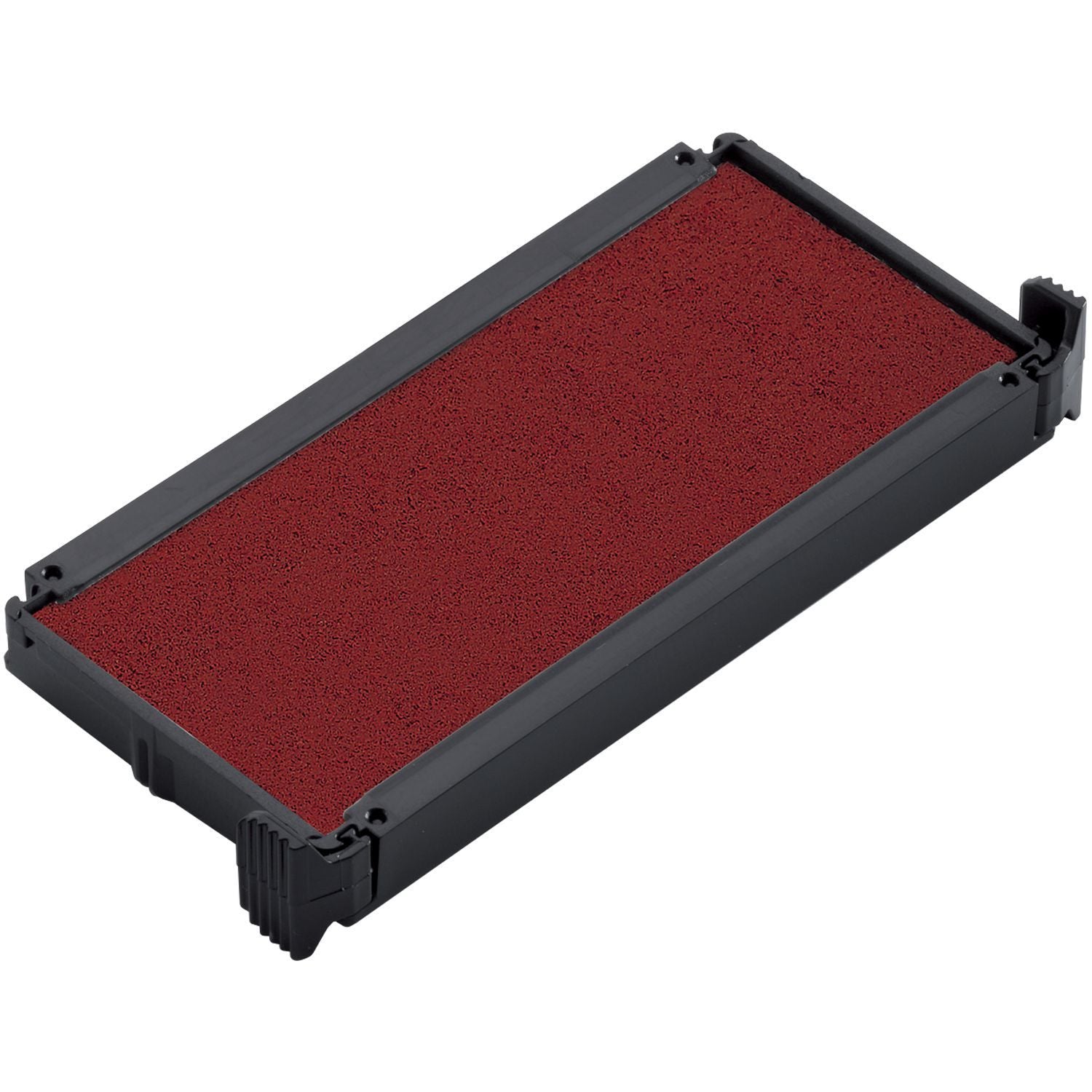 One Color Replacement Ink Pad for 4913 Trodat Stamp in red, featuring a rectangular shape with a black plastic frame.