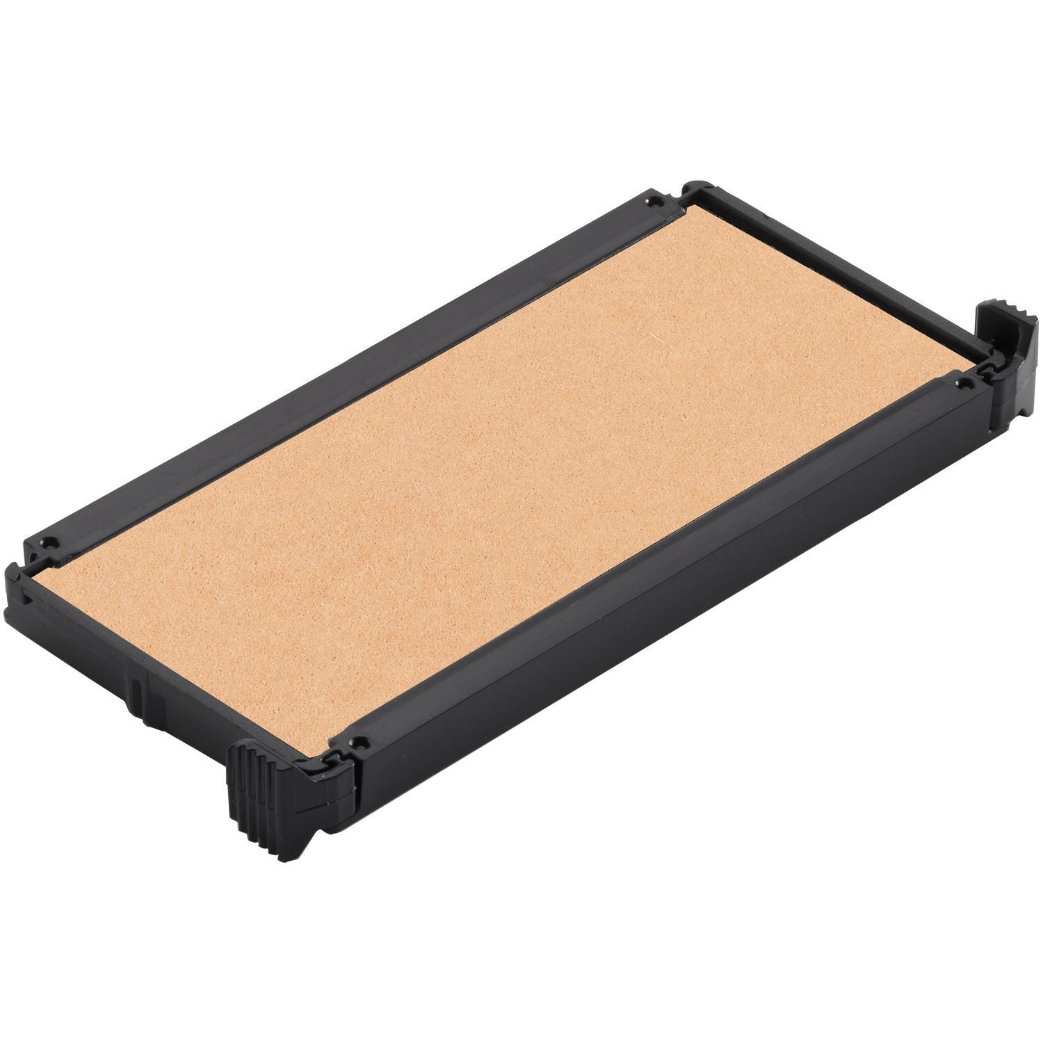 One Color Replacement Ink Pad for 4914 Trodat Stamp, shown in black plastic casing with a beige ink surface, suitable for office use.