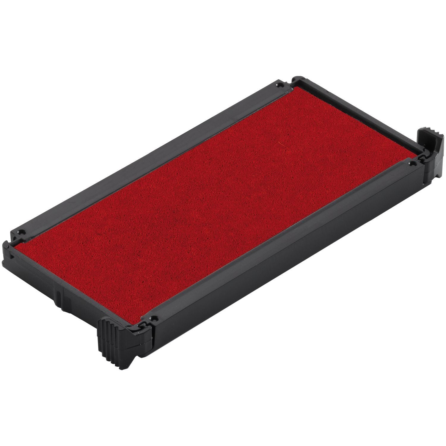 Red One Color Replacement Ink Pad for 4914 Trodat Stamp, rectangular with black plastic frame, designed for easy installation and long-lasting use.