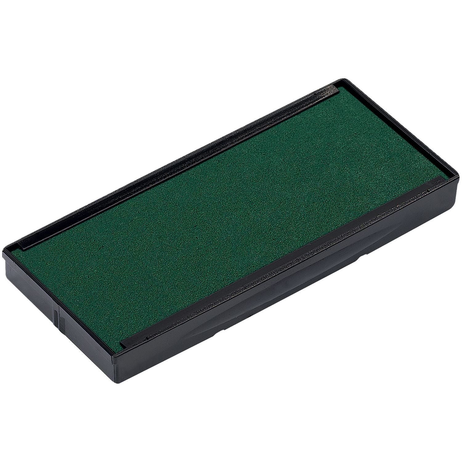 One Color Replacement Ink Pad for 4931, 4731 Trodat Stamps in green, shown in a black rectangular casing.