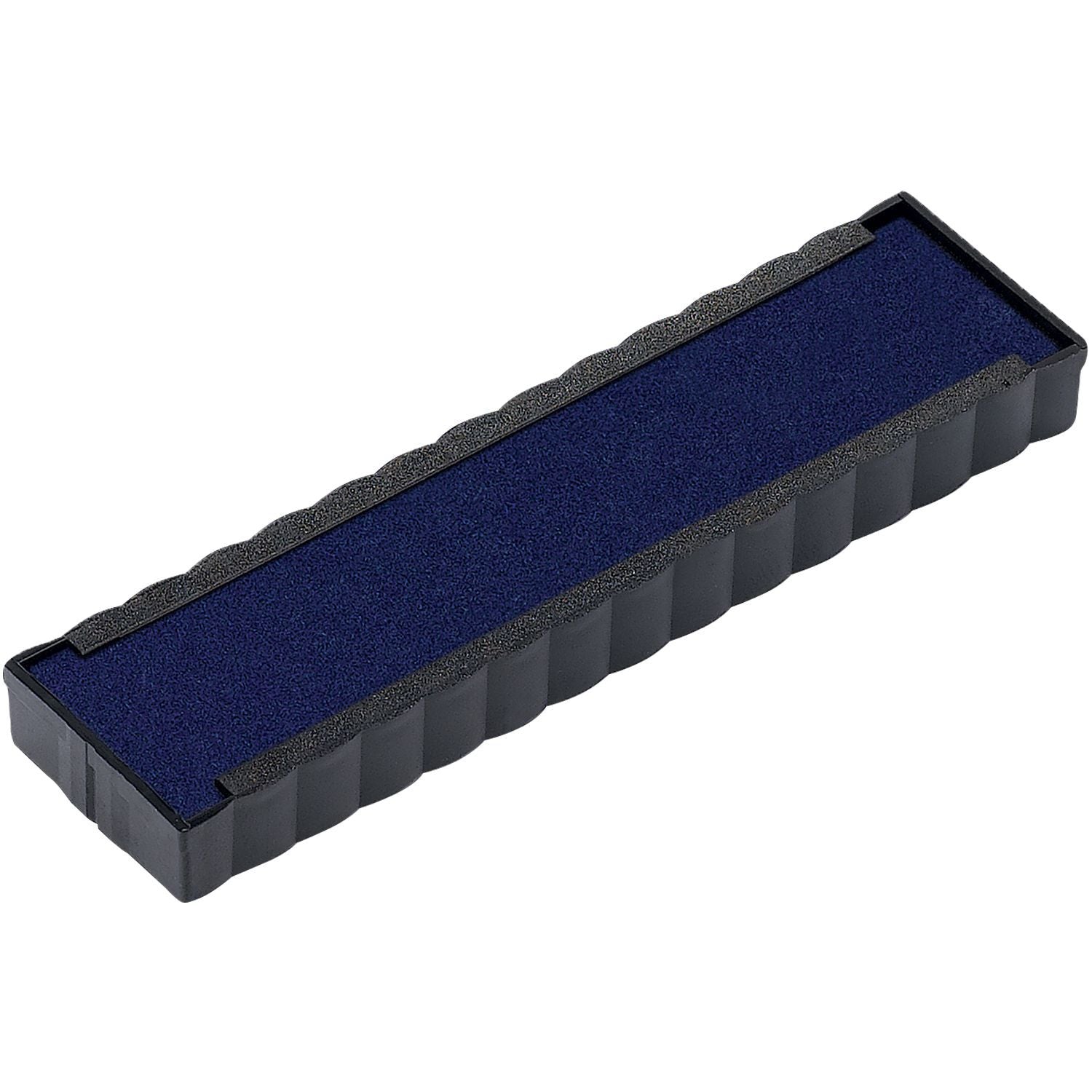One Color Replacement Ink Pad for 4916 Trodat Stamp, blue ink, rectangular shape with a black plastic casing, displayed on a white background.