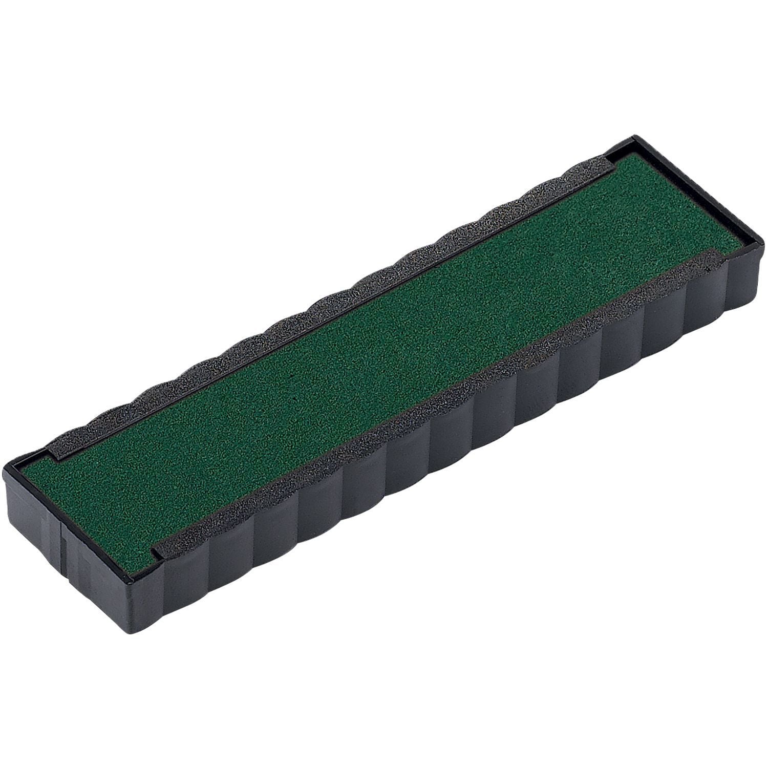 One Color Replacement Ink Pad for 4916 Trodat Stamp in green, featuring a rectangular shape with a black plastic casing.