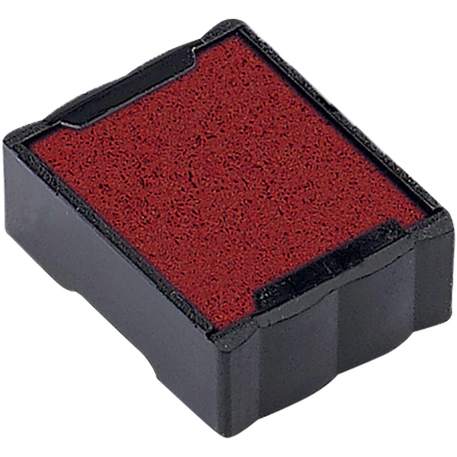 One Color Replacement Ink Pad for 4921 Trodat Stamp, red ink pad in a black plastic casing, shown on a white background.