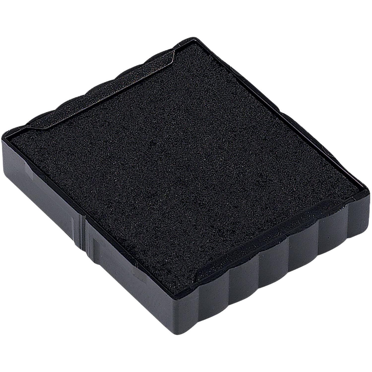 One Color Replacement Ink Pad for 4923 Trodat Stamp in black, shown in a close-up image with a textured surface and rectangular shape.