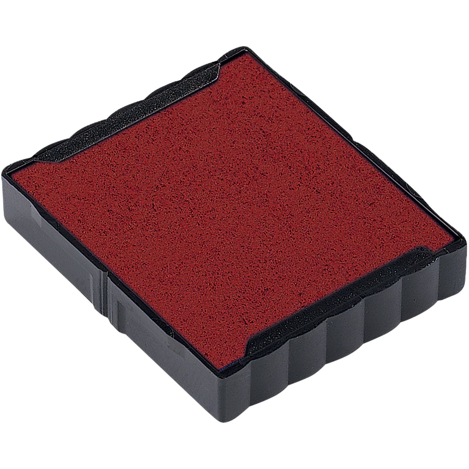 One Color Replacement Ink Pad for 4923 Trodat Stamp in red, shown in a black plastic casing, suitable for office and personal use.