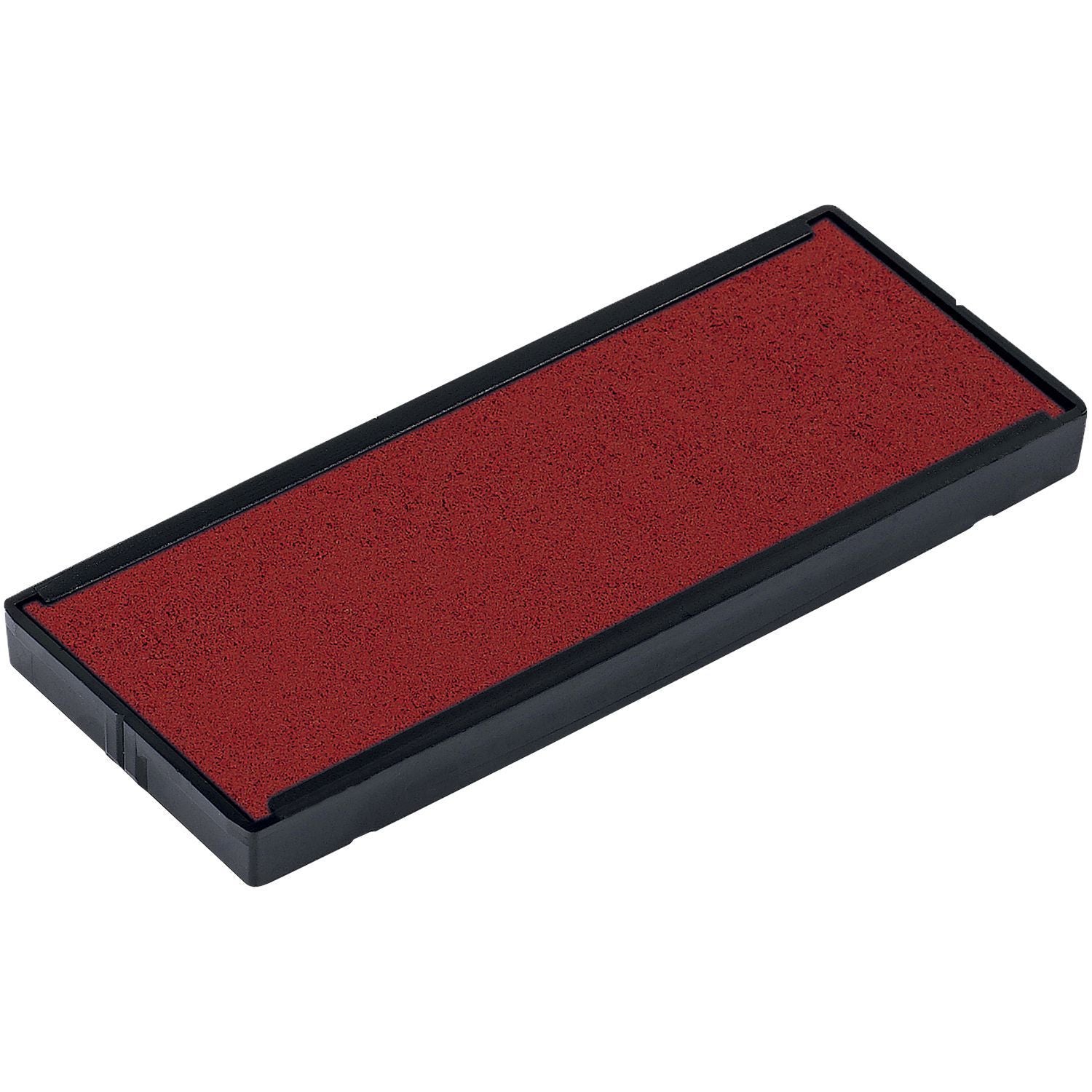 Red One Color Replacement Ink Pad for 4925 Trodat Stamp in a black plastic casing, shown on a white background.