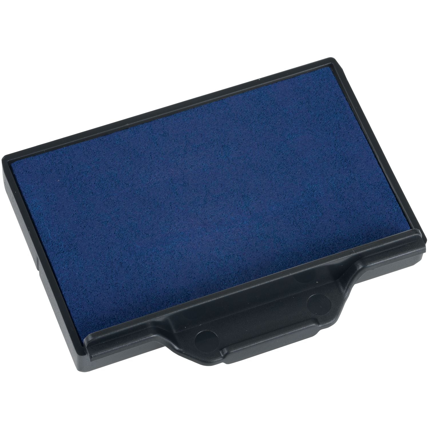 Blue One Color Replacement Ink Pad for 5118, 5204, 5206, 5460, 5558, 5558-PL, 55510, 55510-PL Trodat Stamps in a black plastic case.