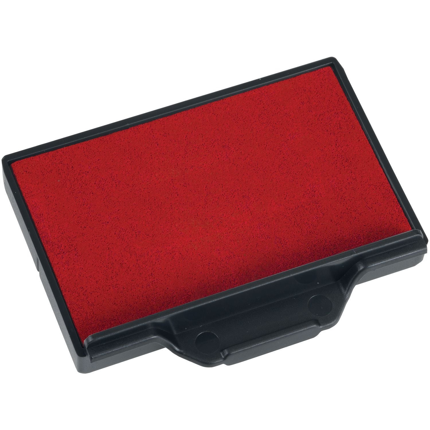 Red One Color Replacement Ink Pad for 5118, 5204, 5206, 5460, 5558, 5558-PL, 55510, 55510-PL Trodat Stamps in a black plastic case.