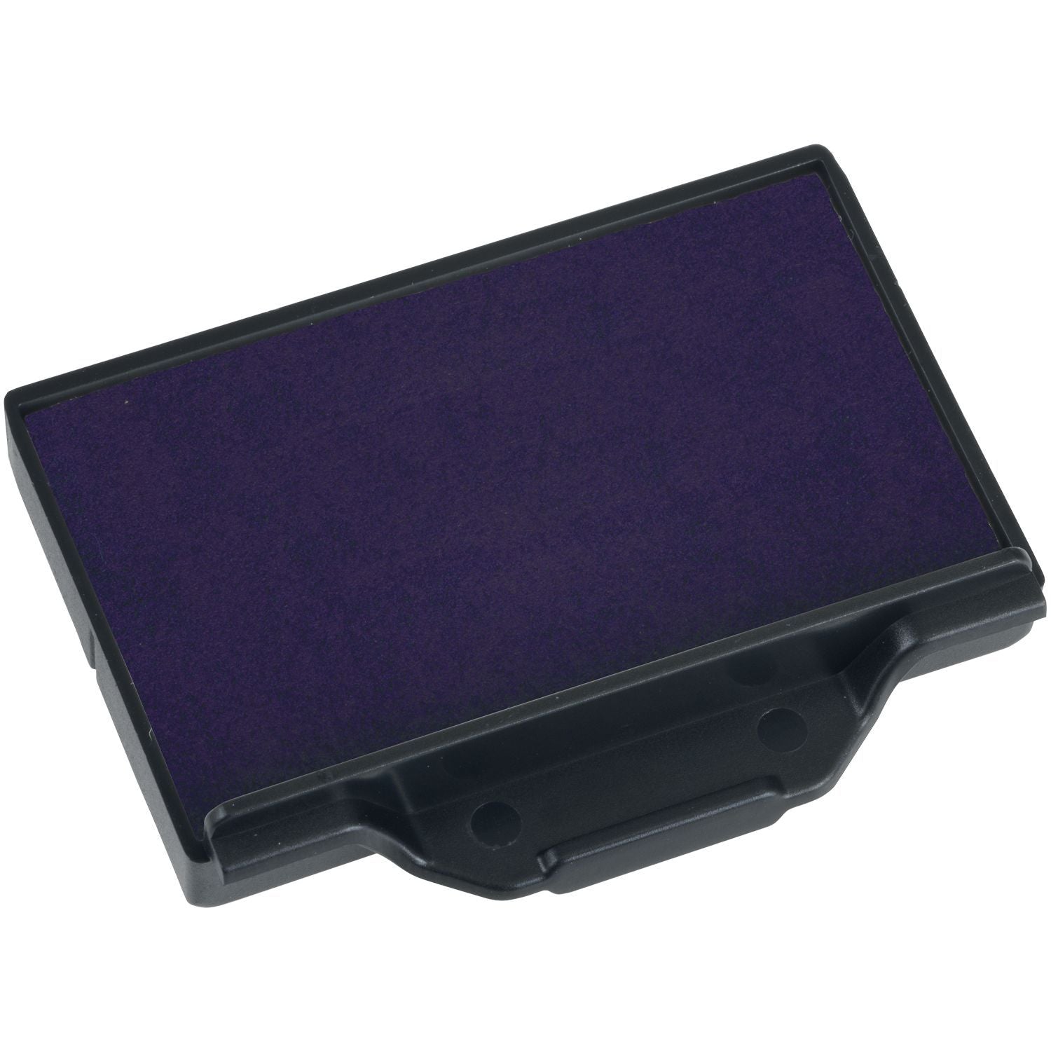 One Color Replacement Ink Pad for 5203 and 5440 Trodat Stamps in purple, shown in a black plastic casing.