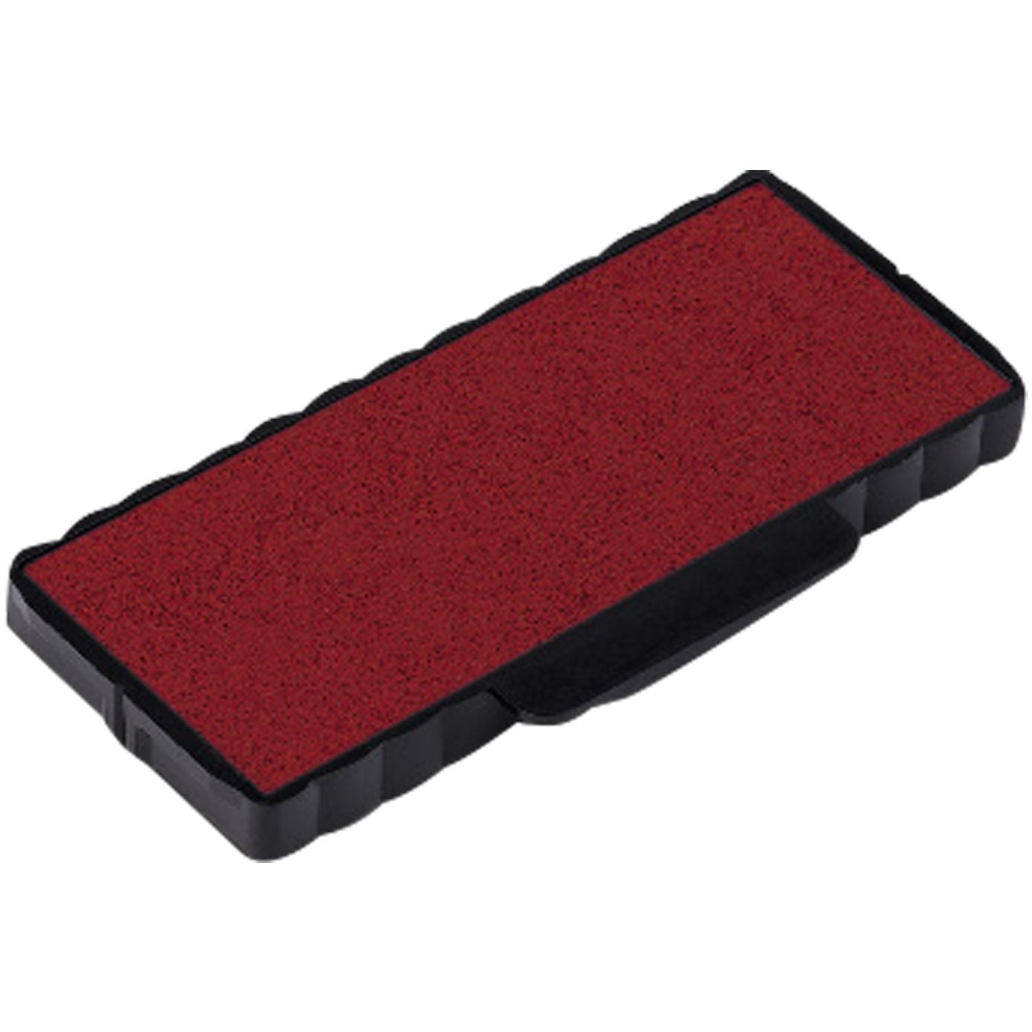 One Color Replacement Ink Pad for 5205 Trodat Stamp in red, rectangular shape with black plastic casing.