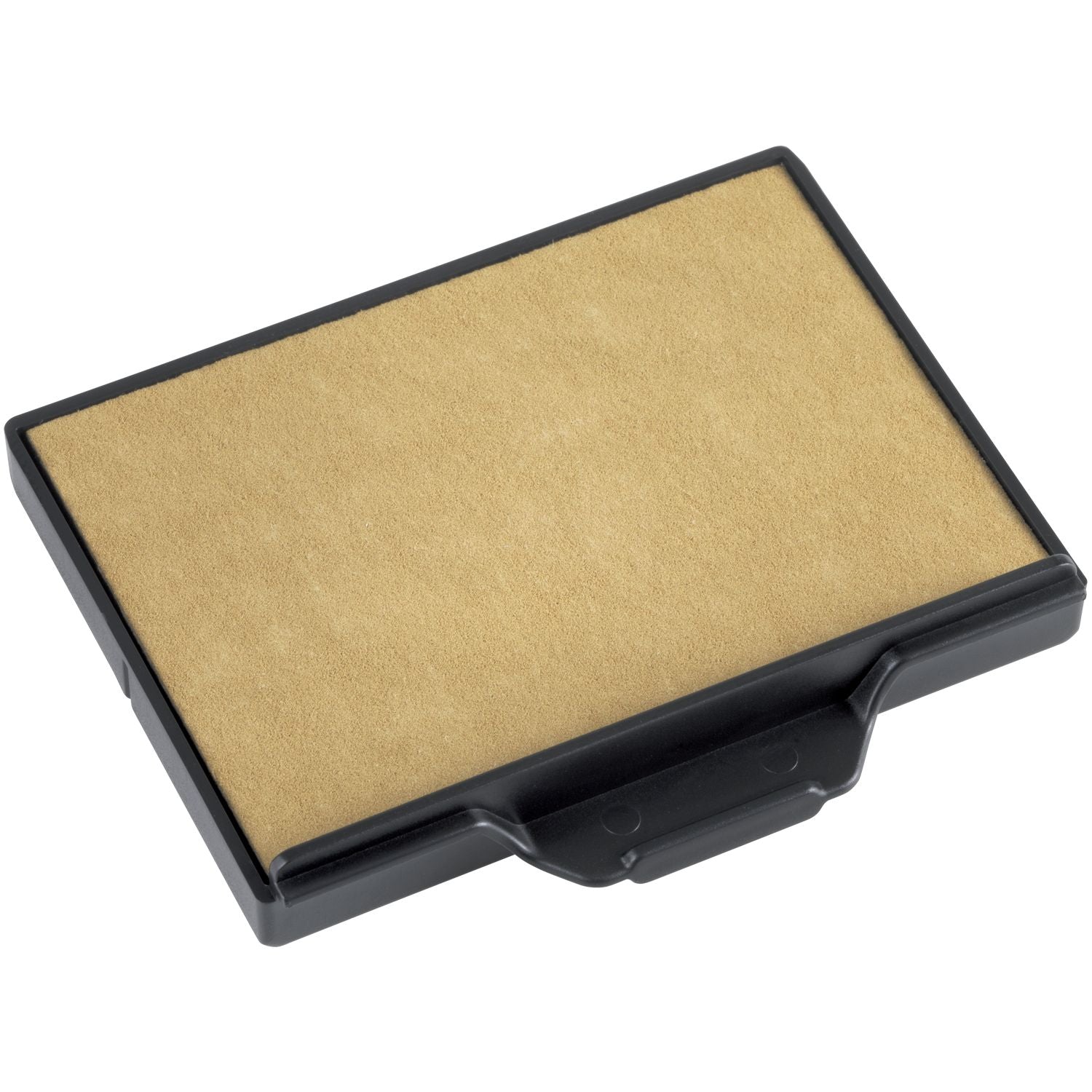 One Color Replacement Ink Pad for 5208 and 5480 Trodat Stamps, shown in black casing with beige ink pad surface.
