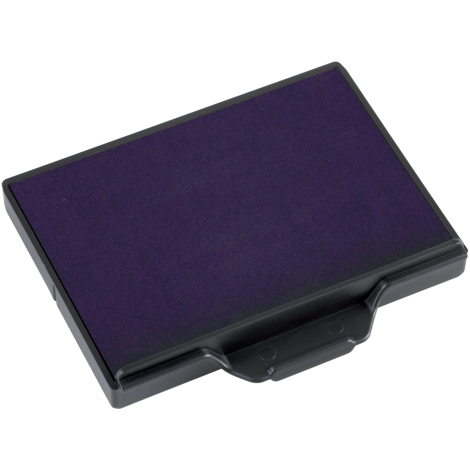 One Color Replacement Ink Pad for 5208 and 5480 Trodat Stamps in purple, shown in a black plastic casing.