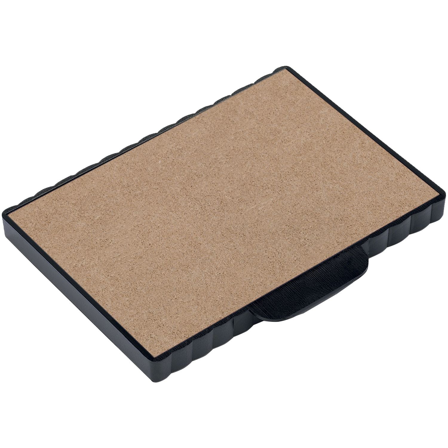 One Color Replacement Ink Pad for 5211, 54110, 54510 Trodat Stamps, shown in black casing with a tan ink surface.