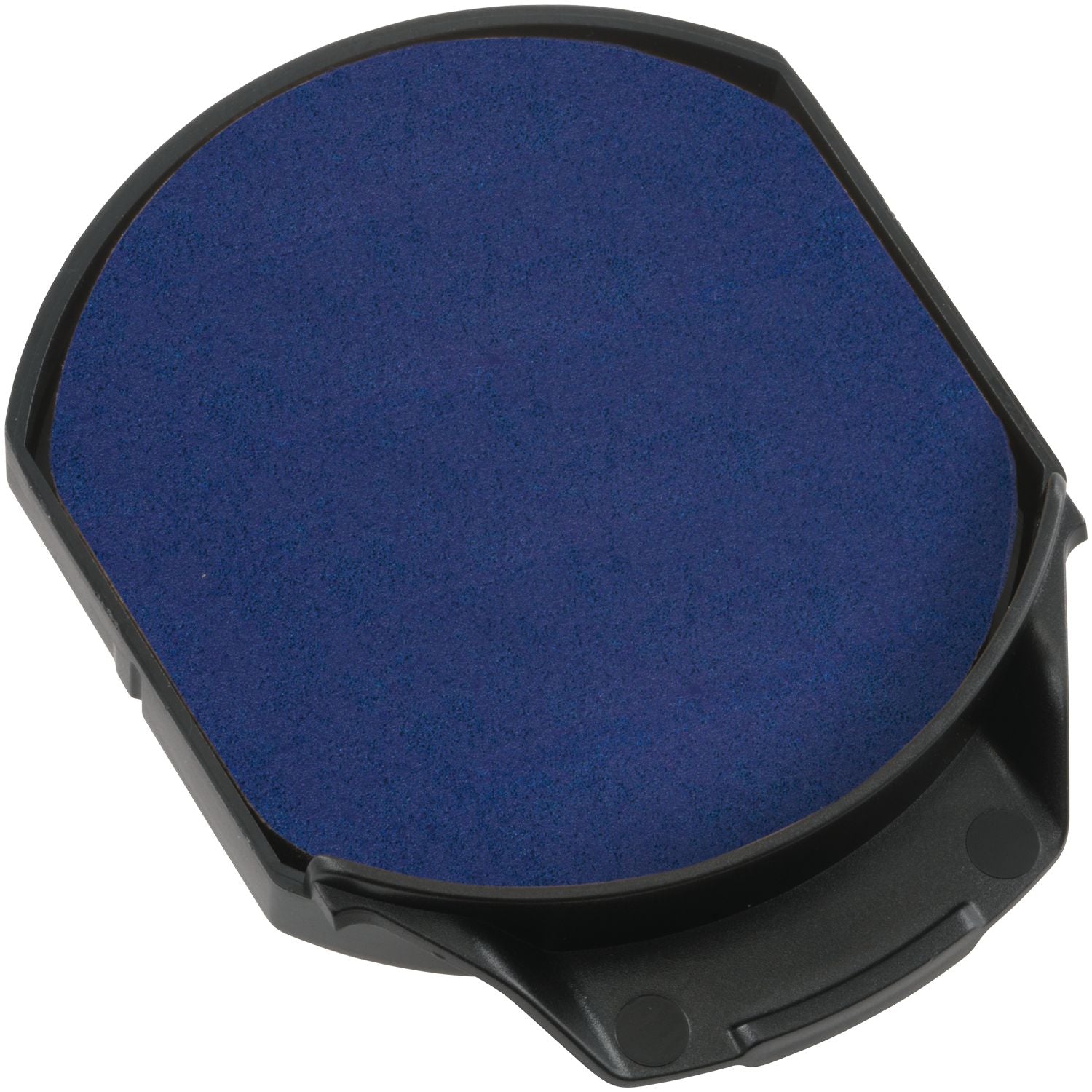One Color Replacement Ink Pad for 5212, 5415, 54045 Trodat Stamps in blue, shown in a black plastic casing.