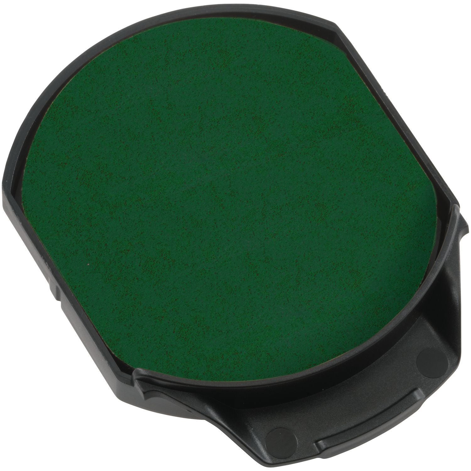 Green One Color Replacement Ink Pad for 5212, 5415, 54045 Trodat Stamps in a black plastic casing.