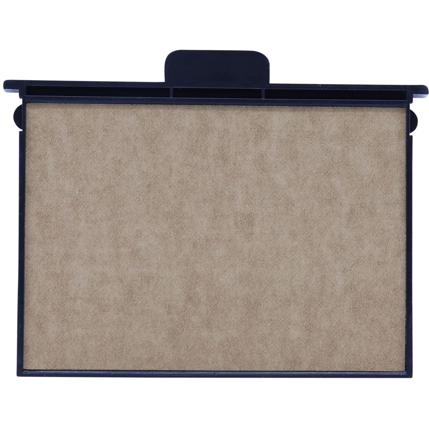 One Color Replacement Ink Pad for HM-6014 & HM-6114 Stamp, shown in a rectangular shape with a beige pad and a black plastic frame.