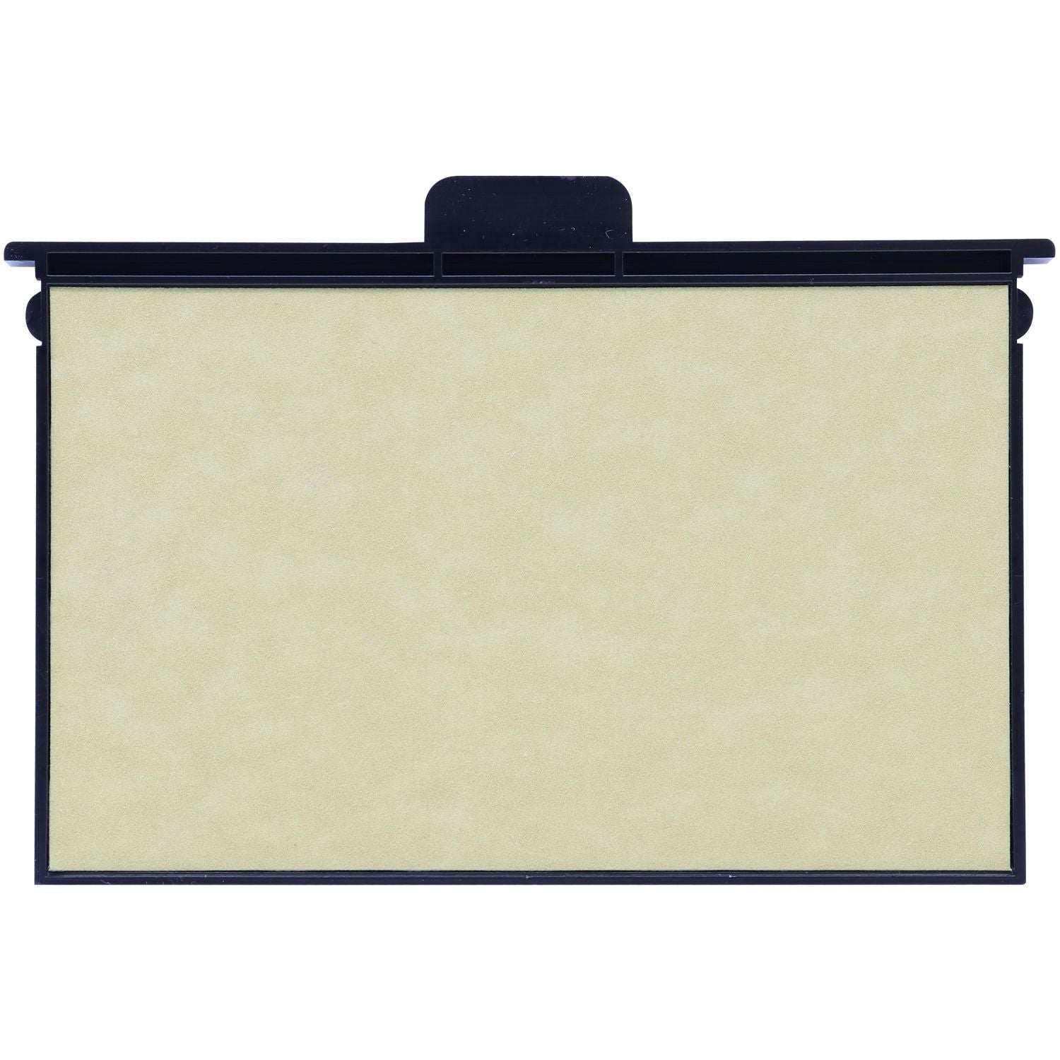 One Color Replacement Ink Pad for HM-6015 & HM-6115 Stamp, shown in a rectangular shape with a black frame and beige pad.