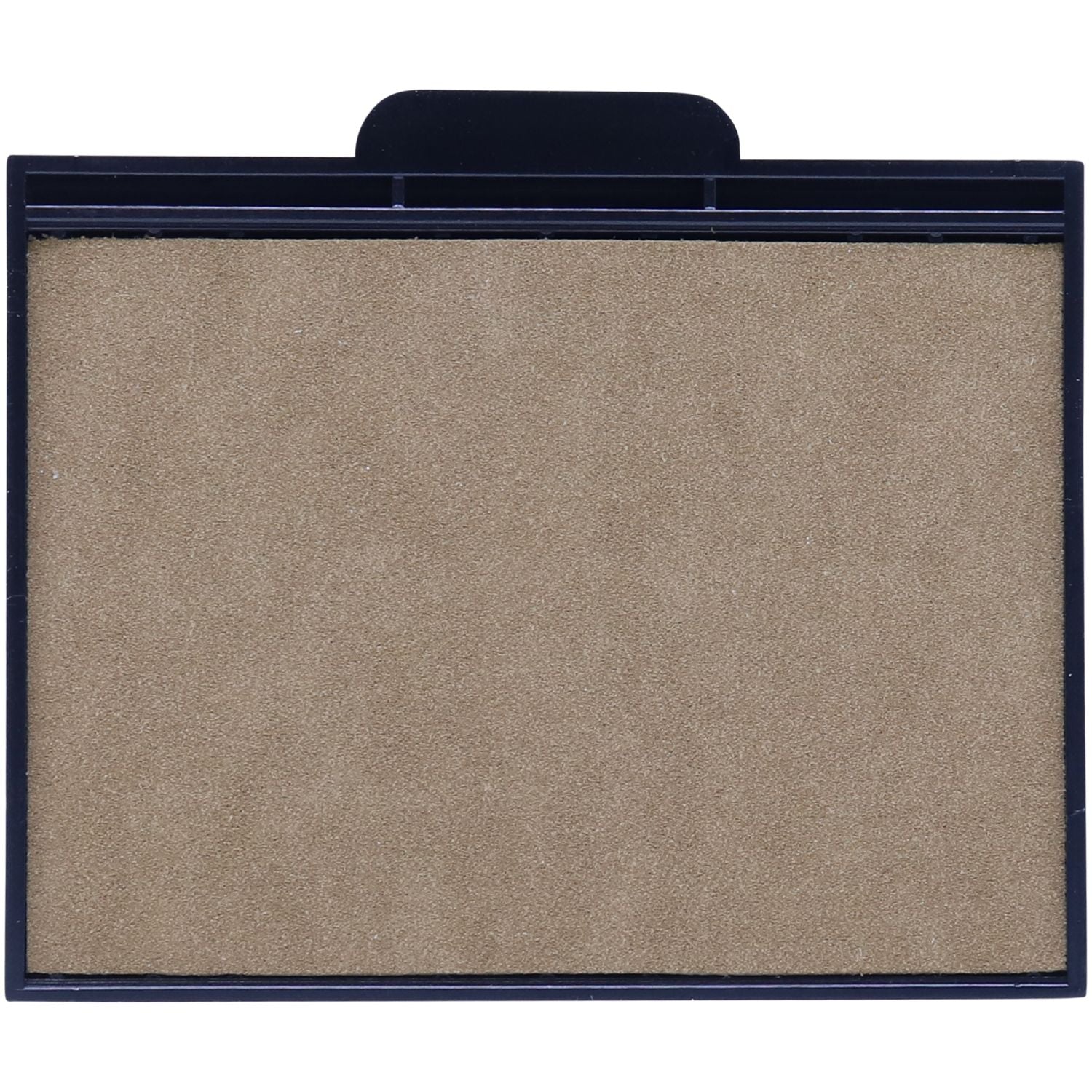 One Color Replacement Ink Pad for HM-6100, E-900, E-910, HM-6000 and HM-6100 Stamps, shown in a rectangular black frame with a beige pad.
