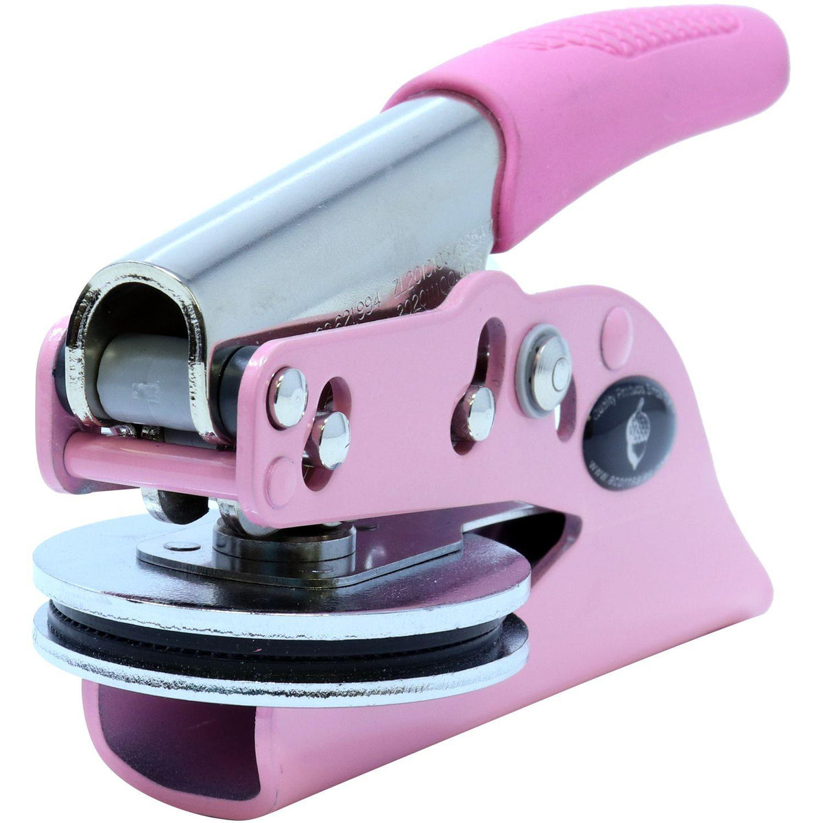 Public Weighmaster Pink Soft Seal Embosser - Engineer Seal Stamps - Embosser Type_Handheld, Embosser Type_Soft Seal, Type of Use_Professional
