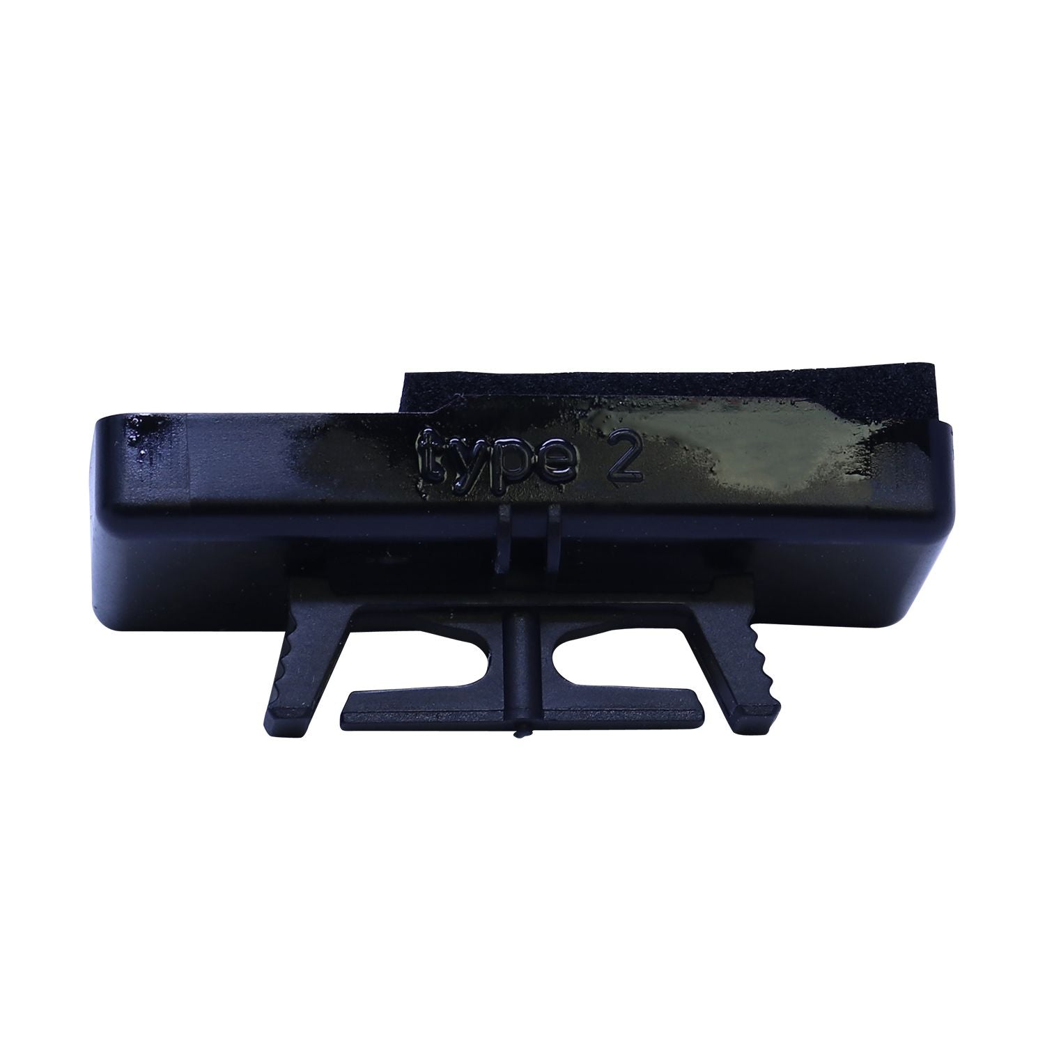 Replacement Ink Pad for Reiner Type 2 Machines, black, shown from the front with type 2 text visible on the pad.