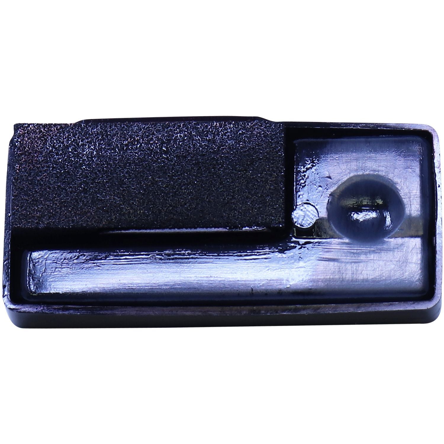 Replacement Ink Pad for Reiner Type 2 Machines, black, front view showing the ink pad and plastic casing.
