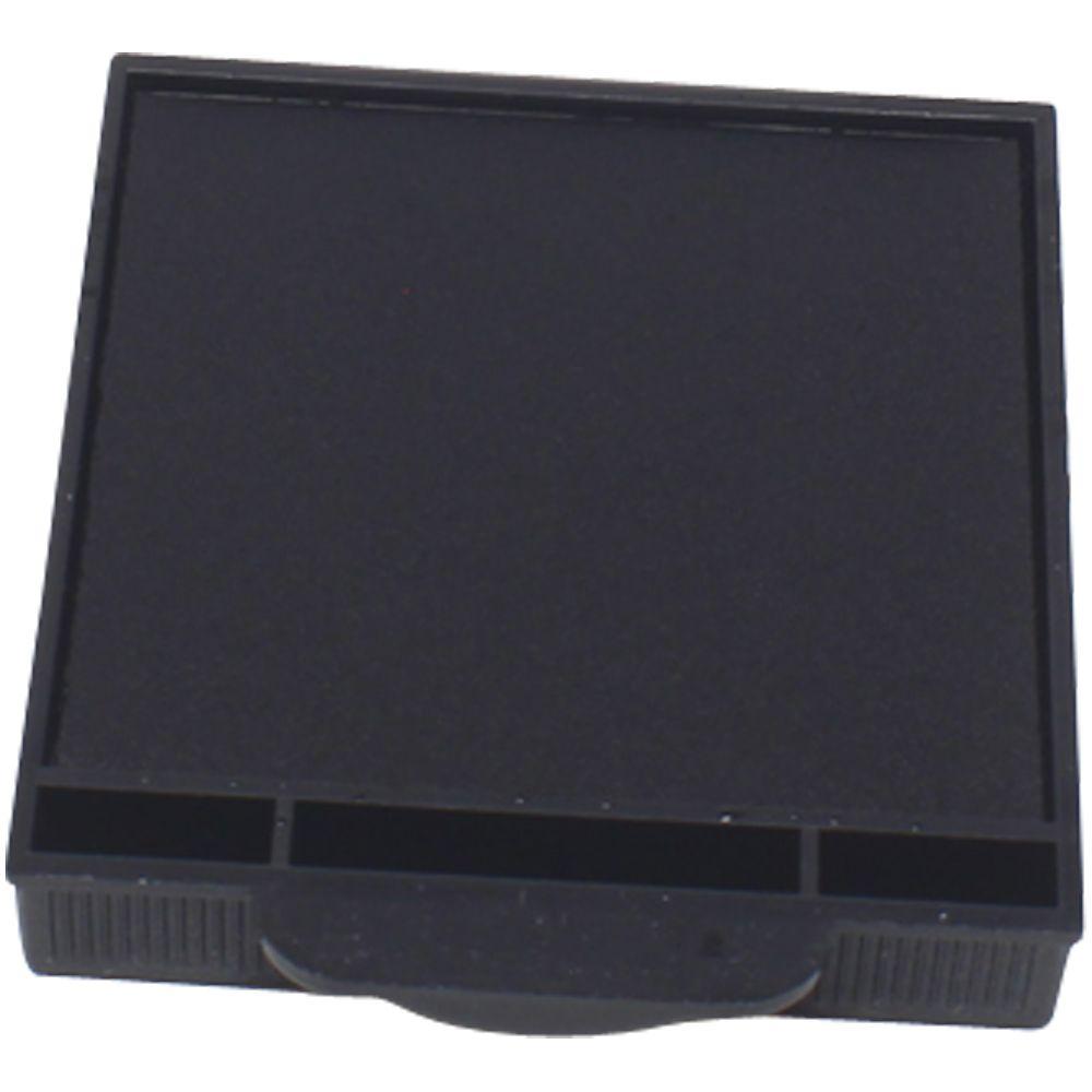 One Color Replacement Ink Pad for HM-6101, HM-6001 Stamp, shown in black, square-shaped with a pull tab at the bottom.