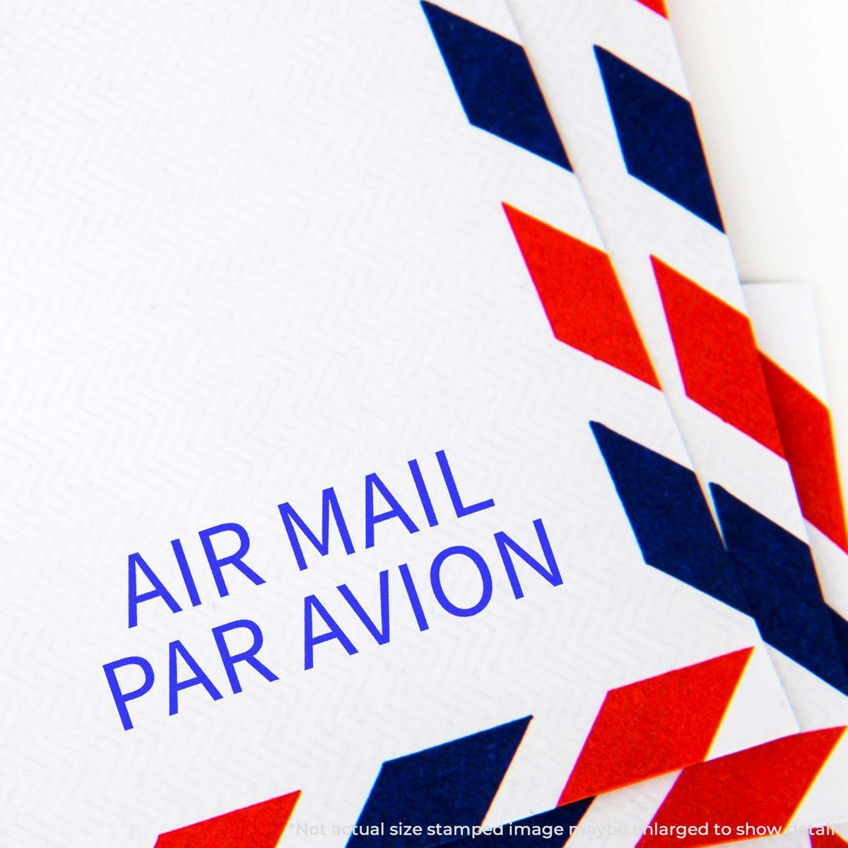 Air Mail Par Avion Rubber Stamp Lifestyle Photo