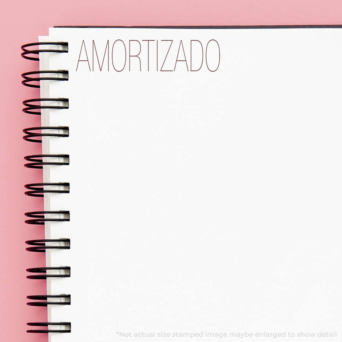 In Use Amortizado Rubber Stamp Image