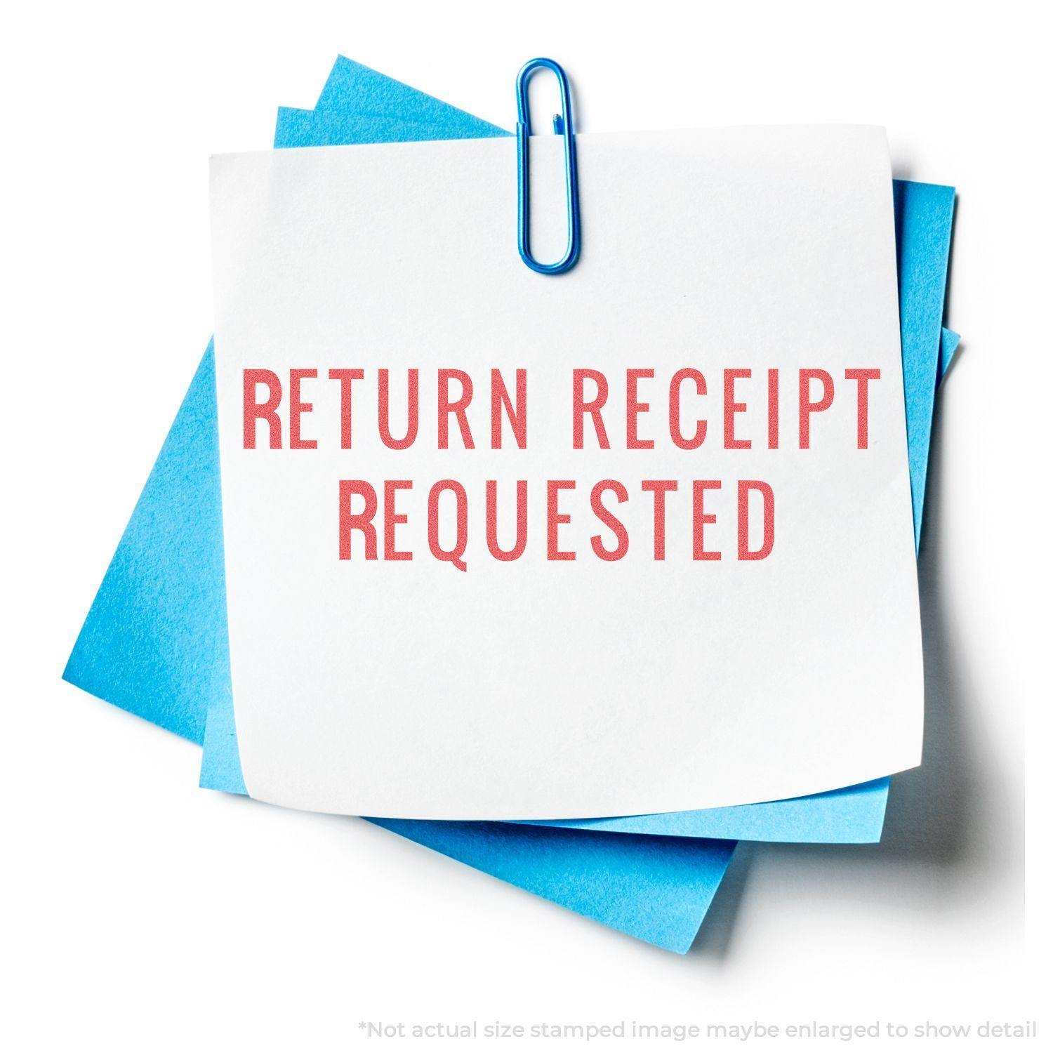 Return Receipt Requested Xstamper Stamp Main Image