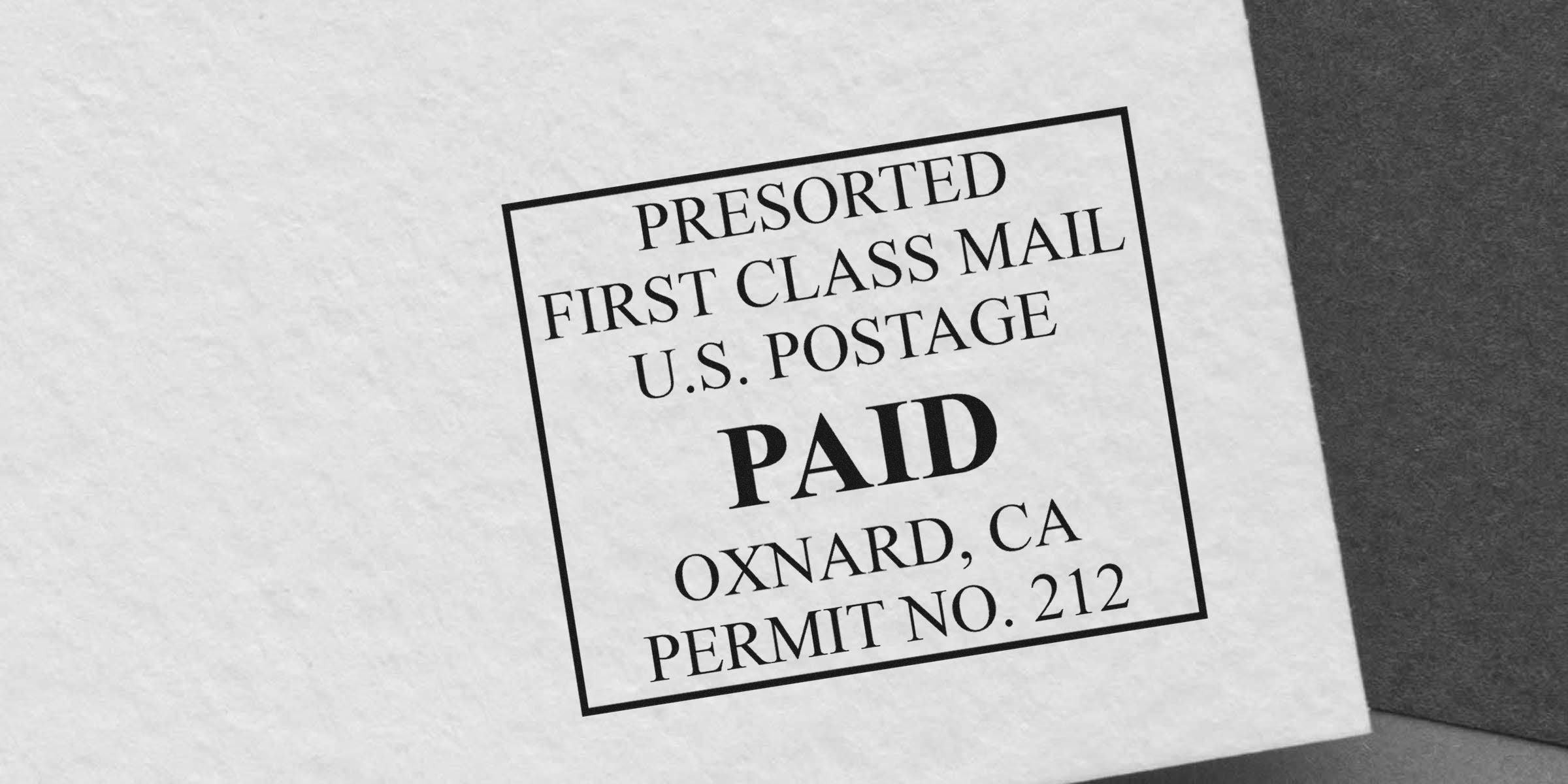 PAID stamp on an envelope.