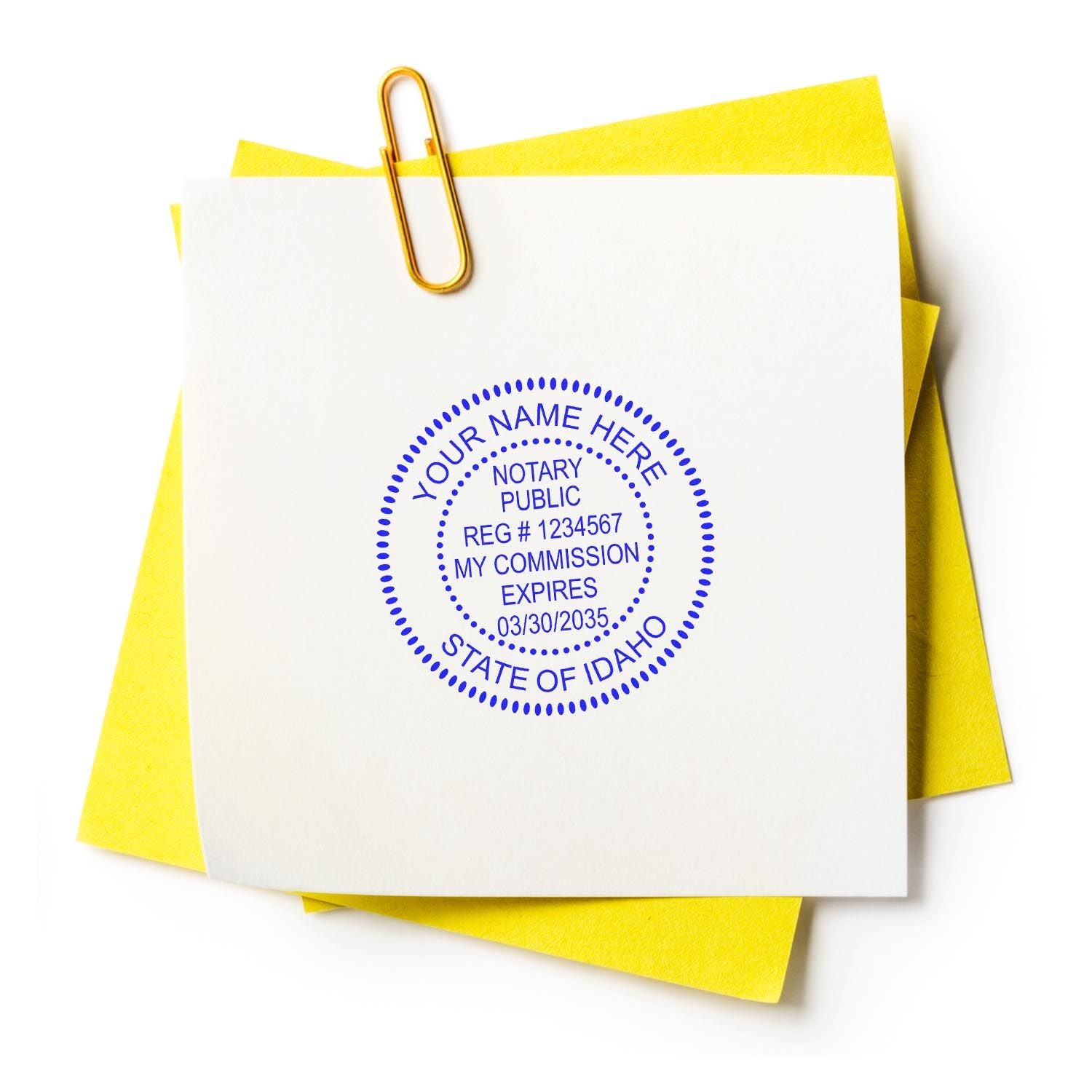 Idaho Notary Supplies you Need Get the Stamp and Seal of Approval