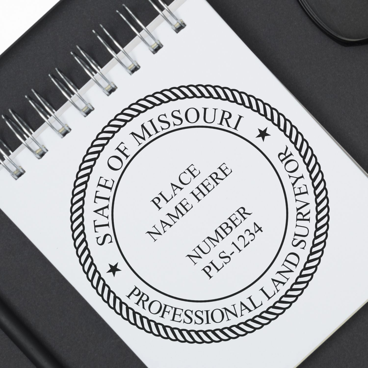 The Perfect Fit: Choosing the Right Size for Your Missouri Land Surveyor Stamp feature image
