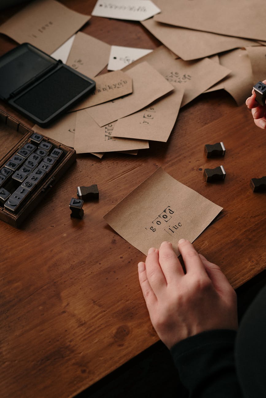 Make Your Scrapbook Shine with Custom Date Stamps