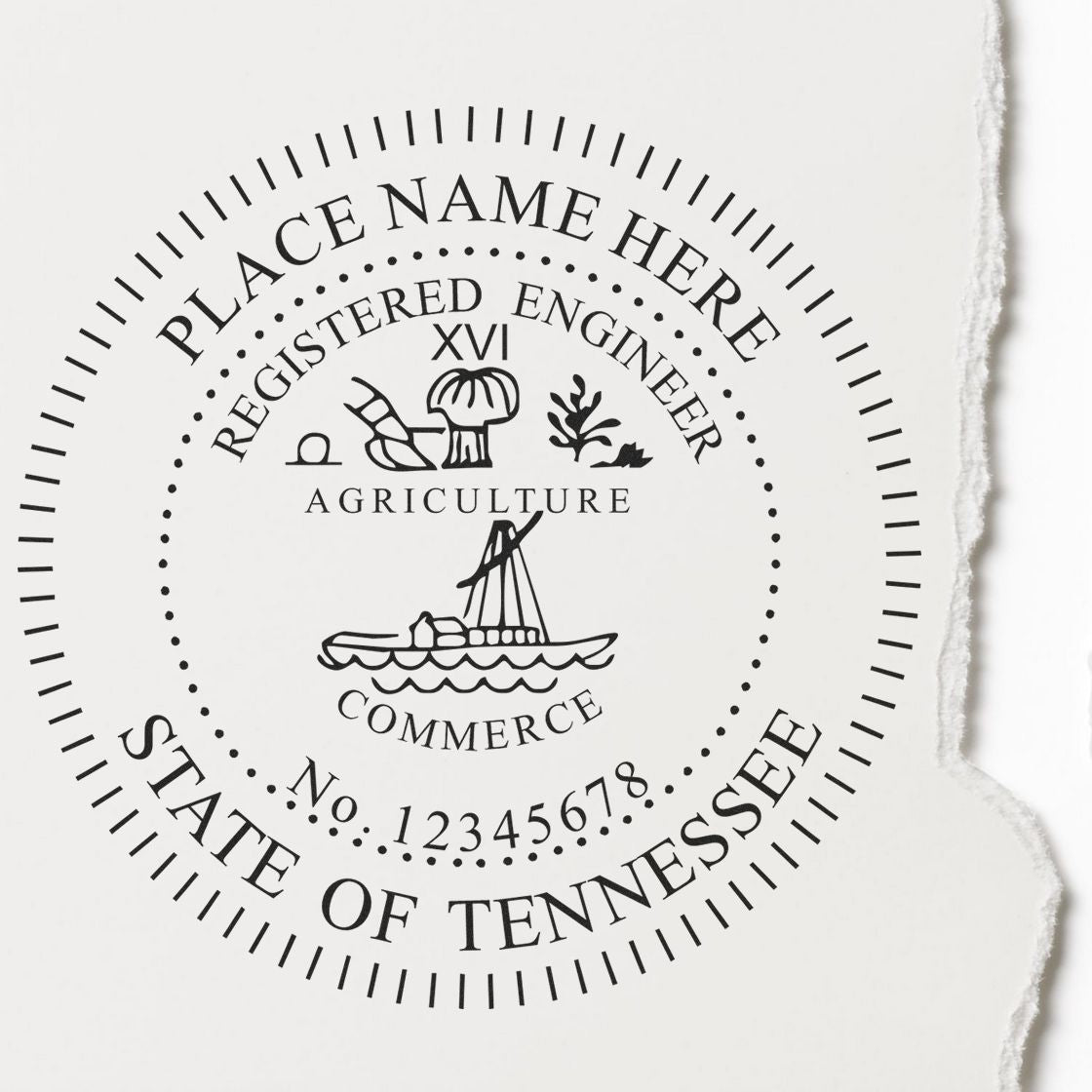 Image of a Tennessee Registered Engineer stamp with text PE Stamps: Expire or Inspire? What You Need to Know Feature Image in the blog post.