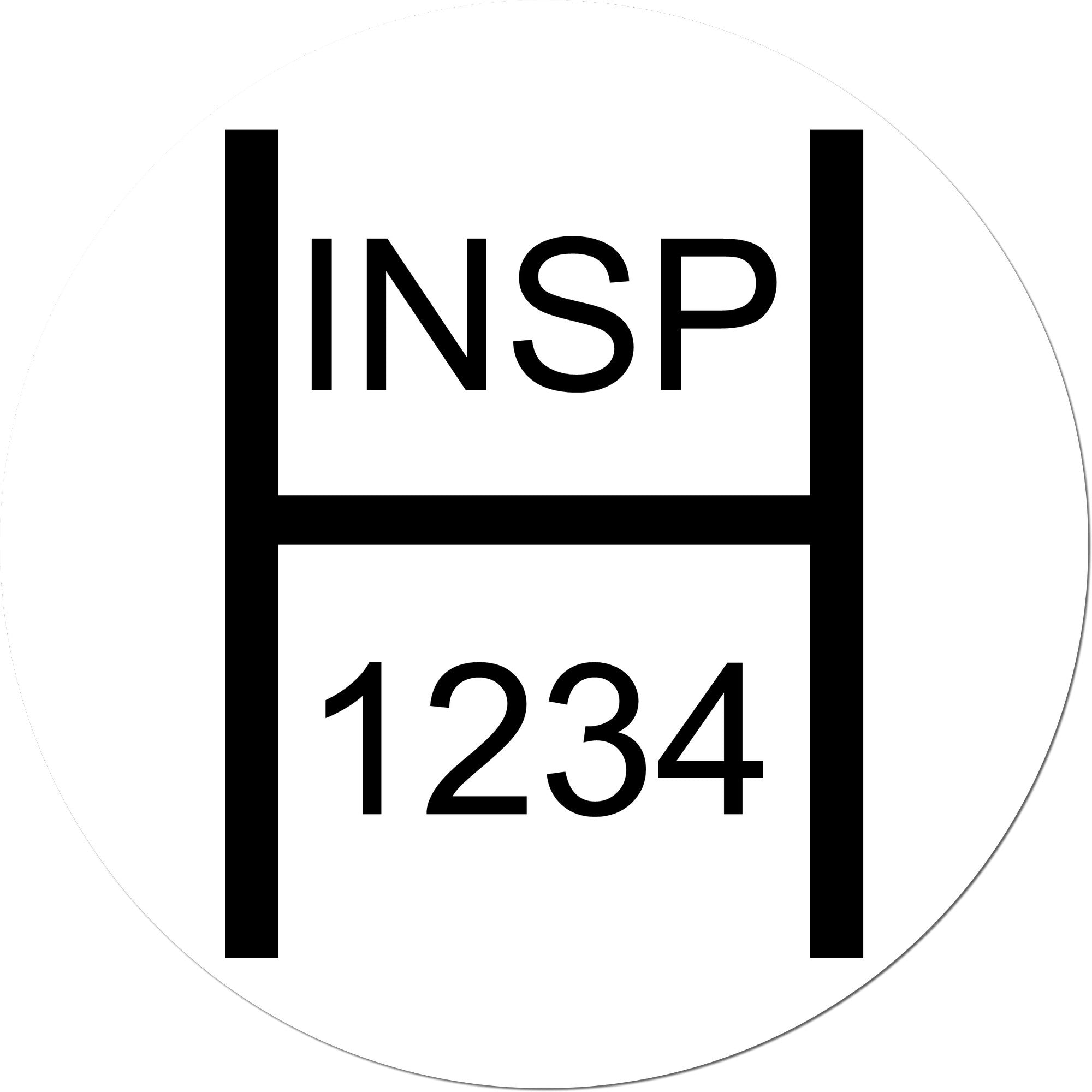 Standard Size Self-Inking Quality Checked Stamp 3/4 Diameter