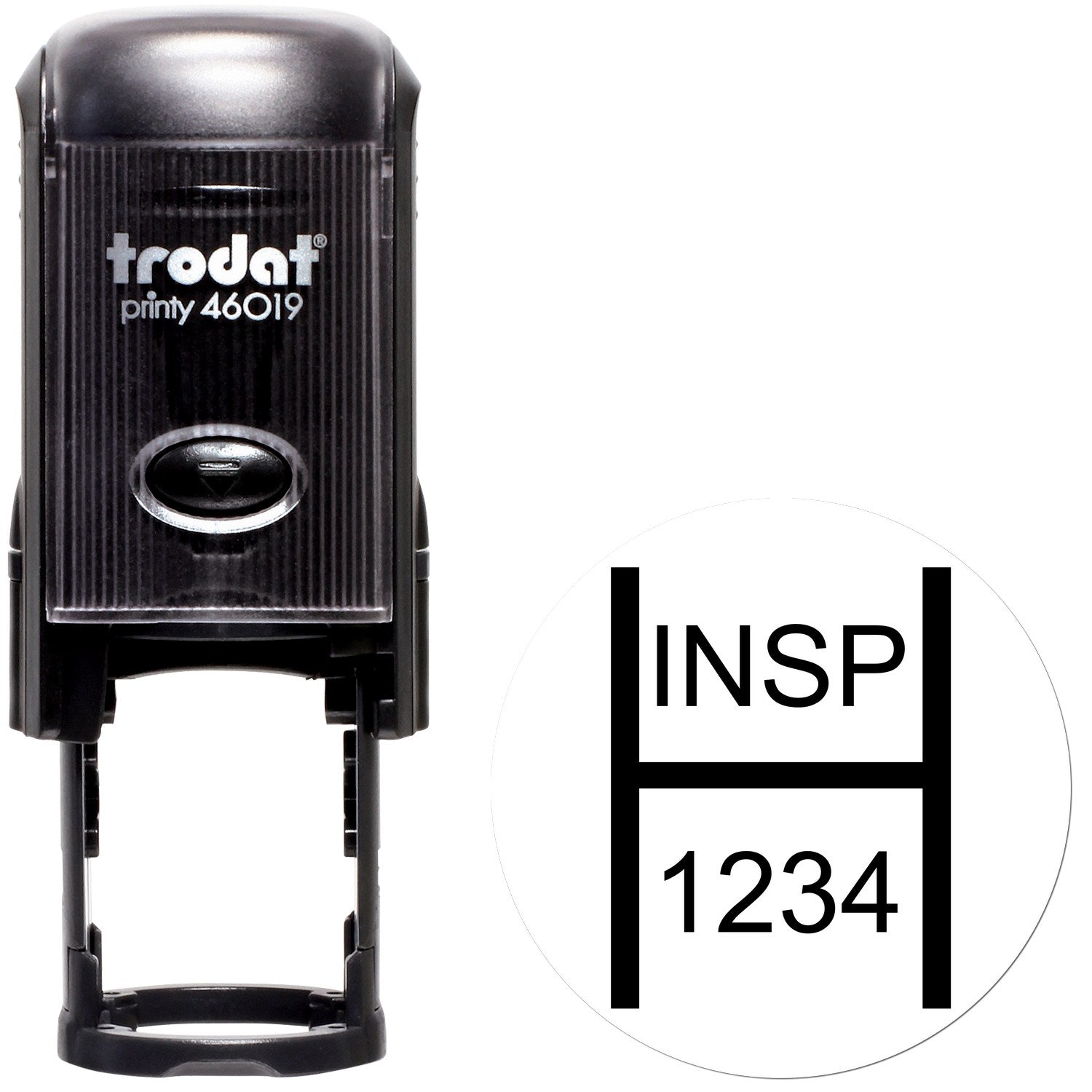 Standard Size Self-Inking Quality Checked Stamp 3/4 Diameter