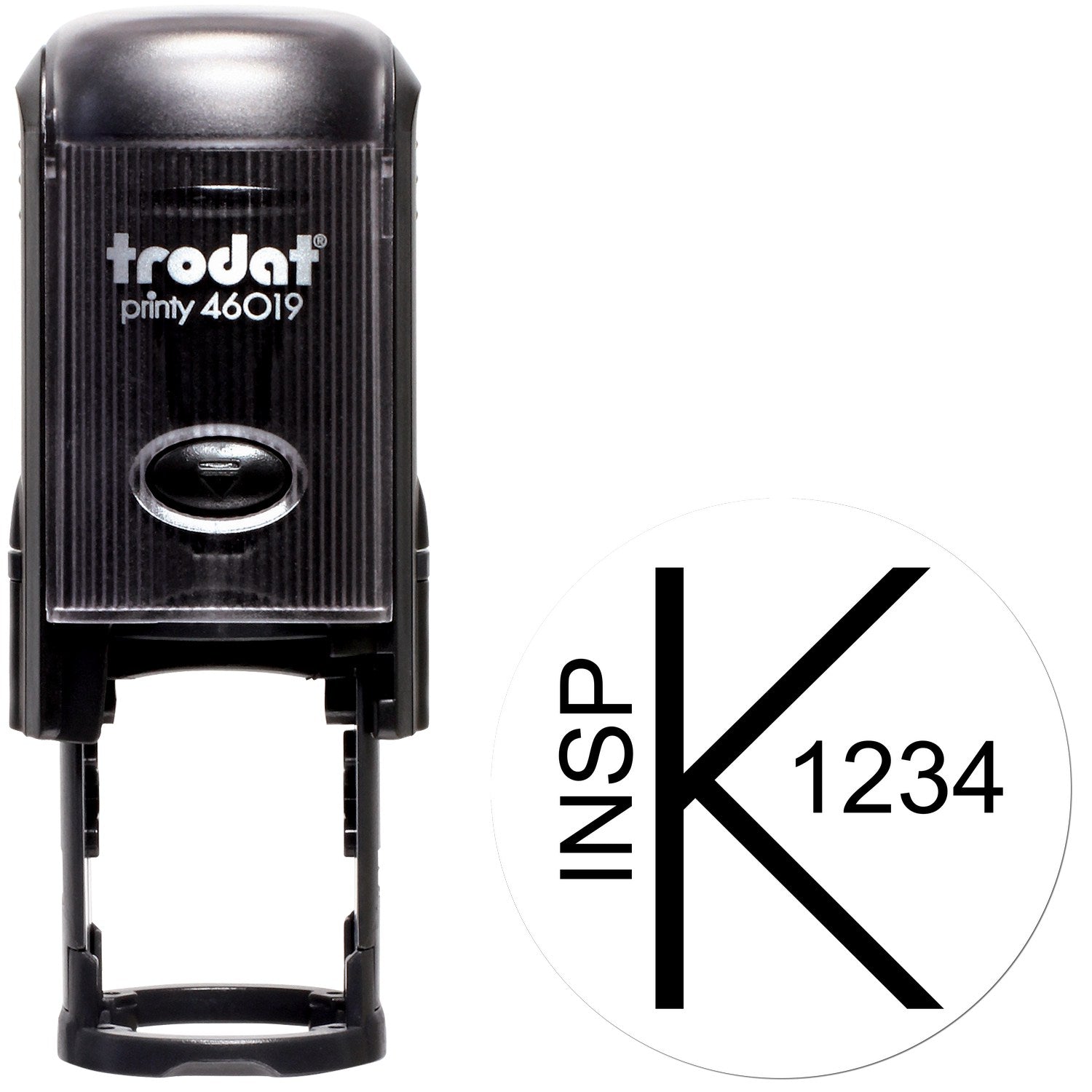 Standard Size Self-Inking Hold for Inspection Stamp 3/4 Diameter