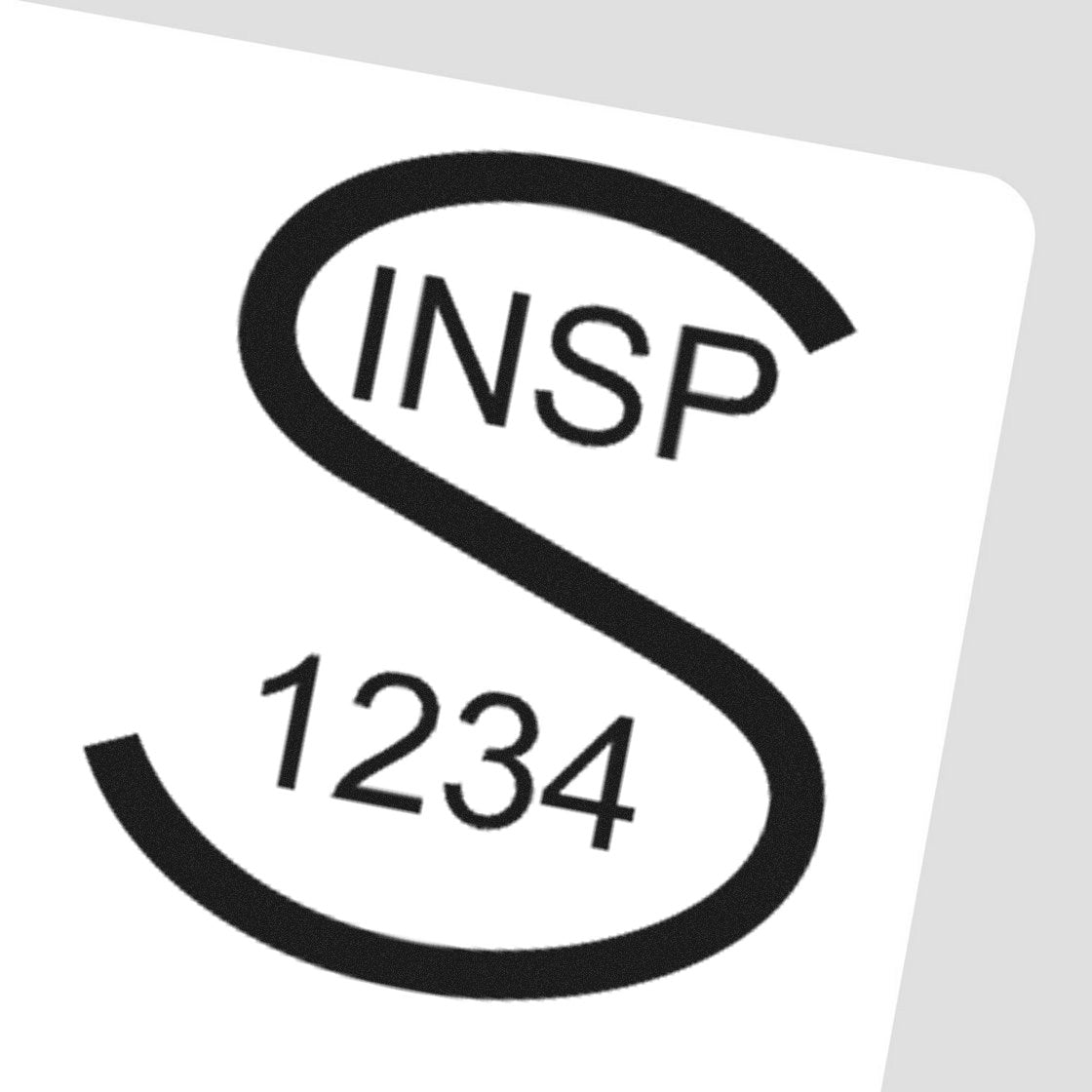 Extra Small Self-Inking Standard Inspection Approval Stamp 1/2 Diameter