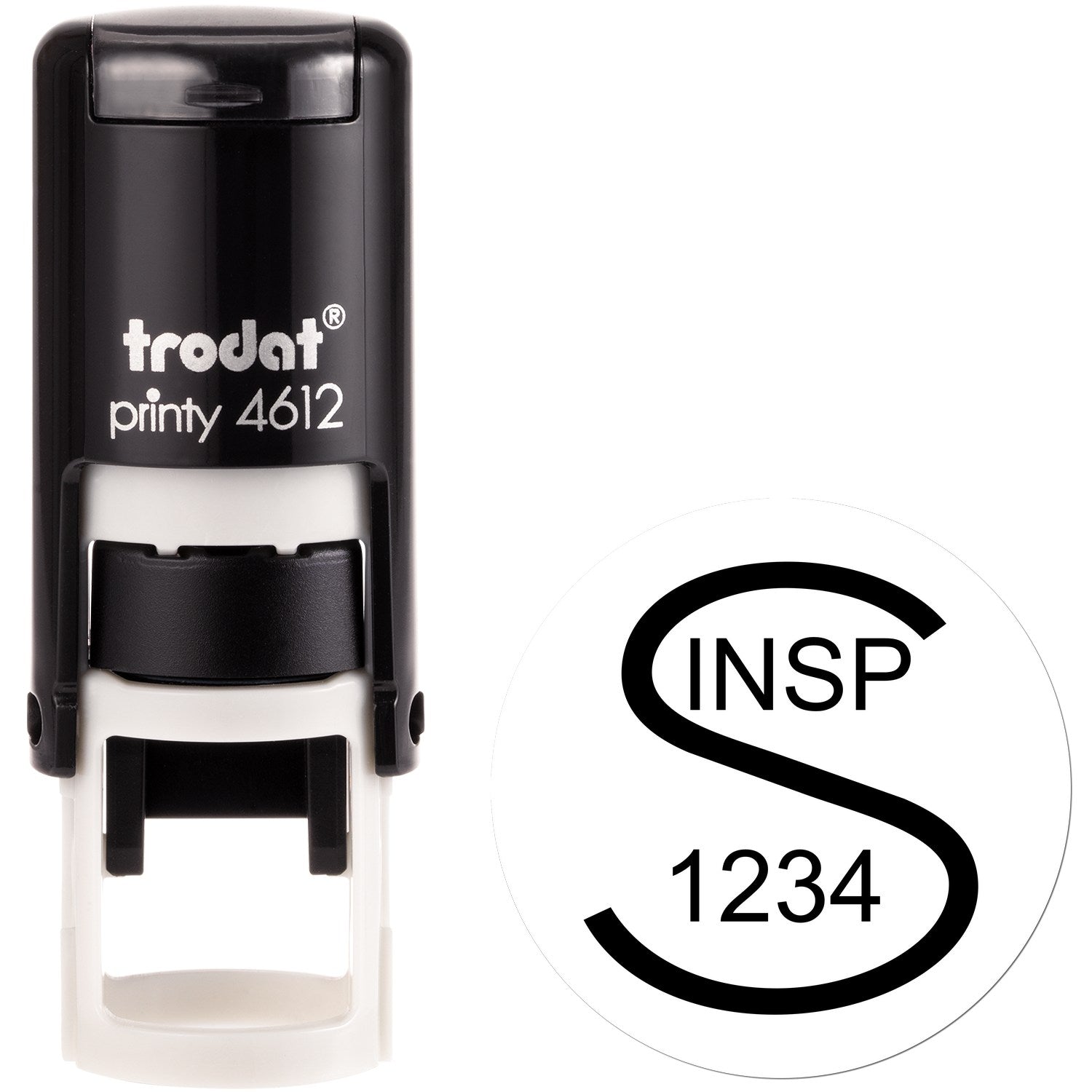 Extra Small Self-Inking QC Passed Inspection Approval Stamp - 1/2 ...