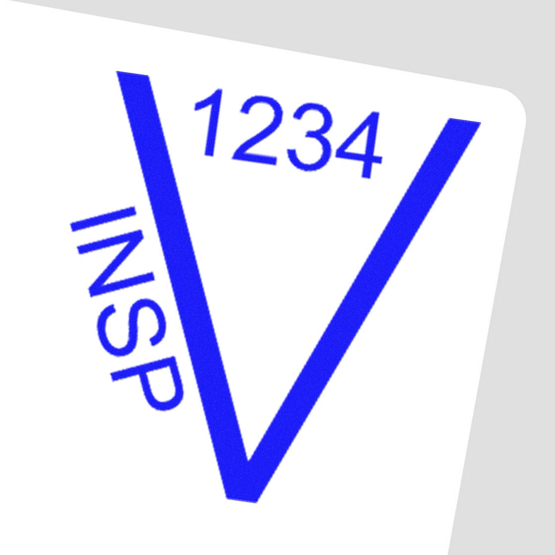 Standard Size Self-Inking Verified Inspection Stamp 3/4 Diameter