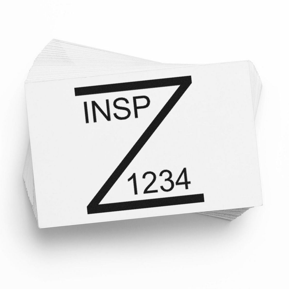 Extra Small Self-Inking Z Marked Inspection Stamp 1/2 Diameter