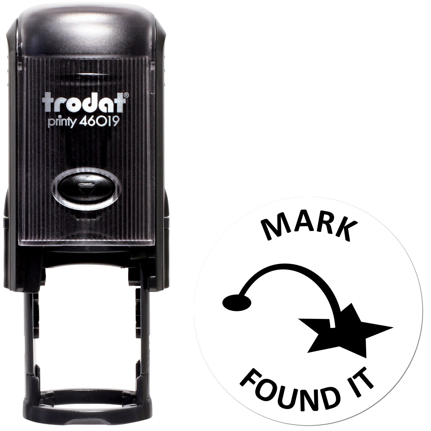 Self-Inking Geostar Discovery Zone Geocaching Log Stamp - Engineer Seal Stamps